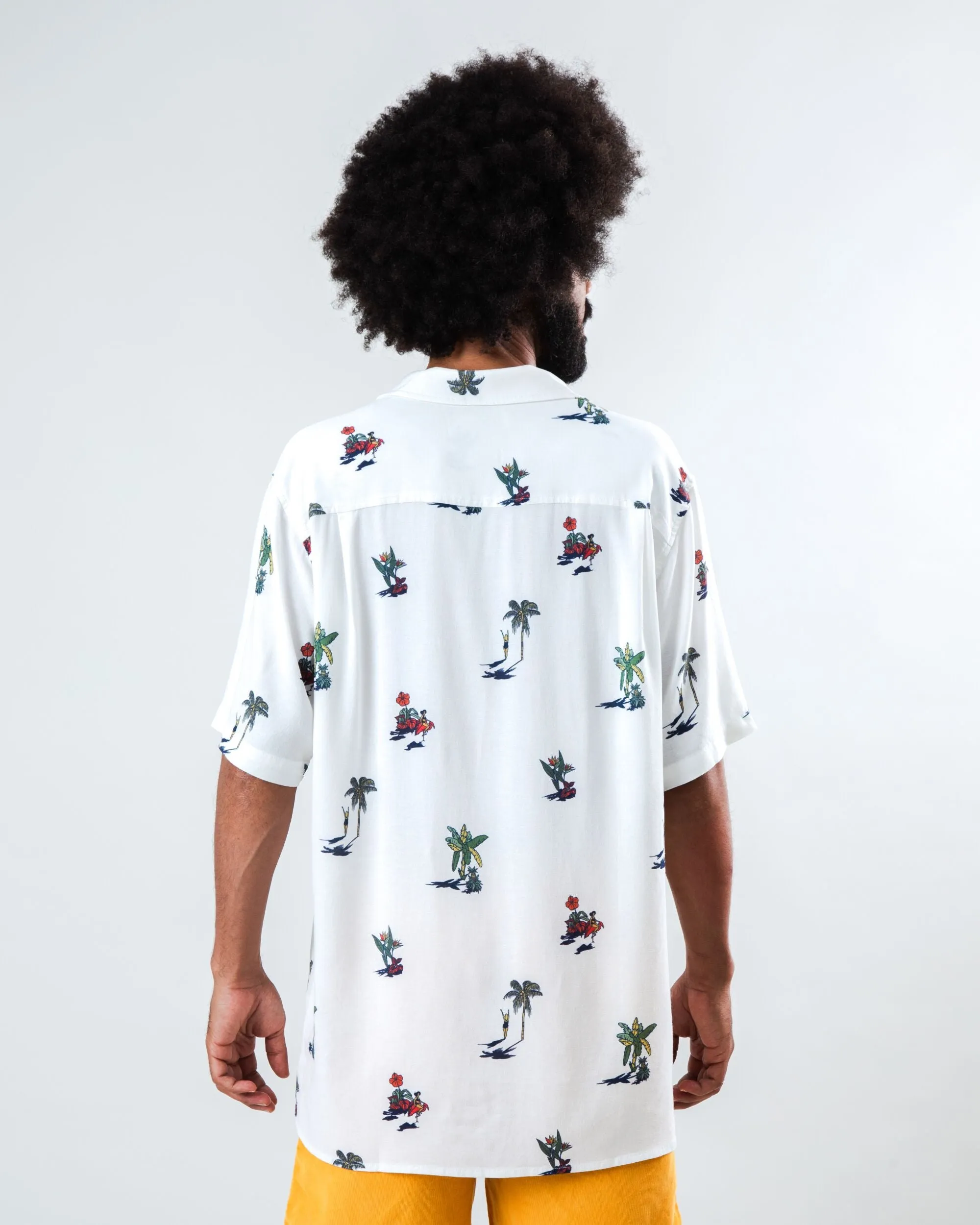 Helios Small Aloha Shirt Ecru sold by Brava Fabrics product image thumbnail 4