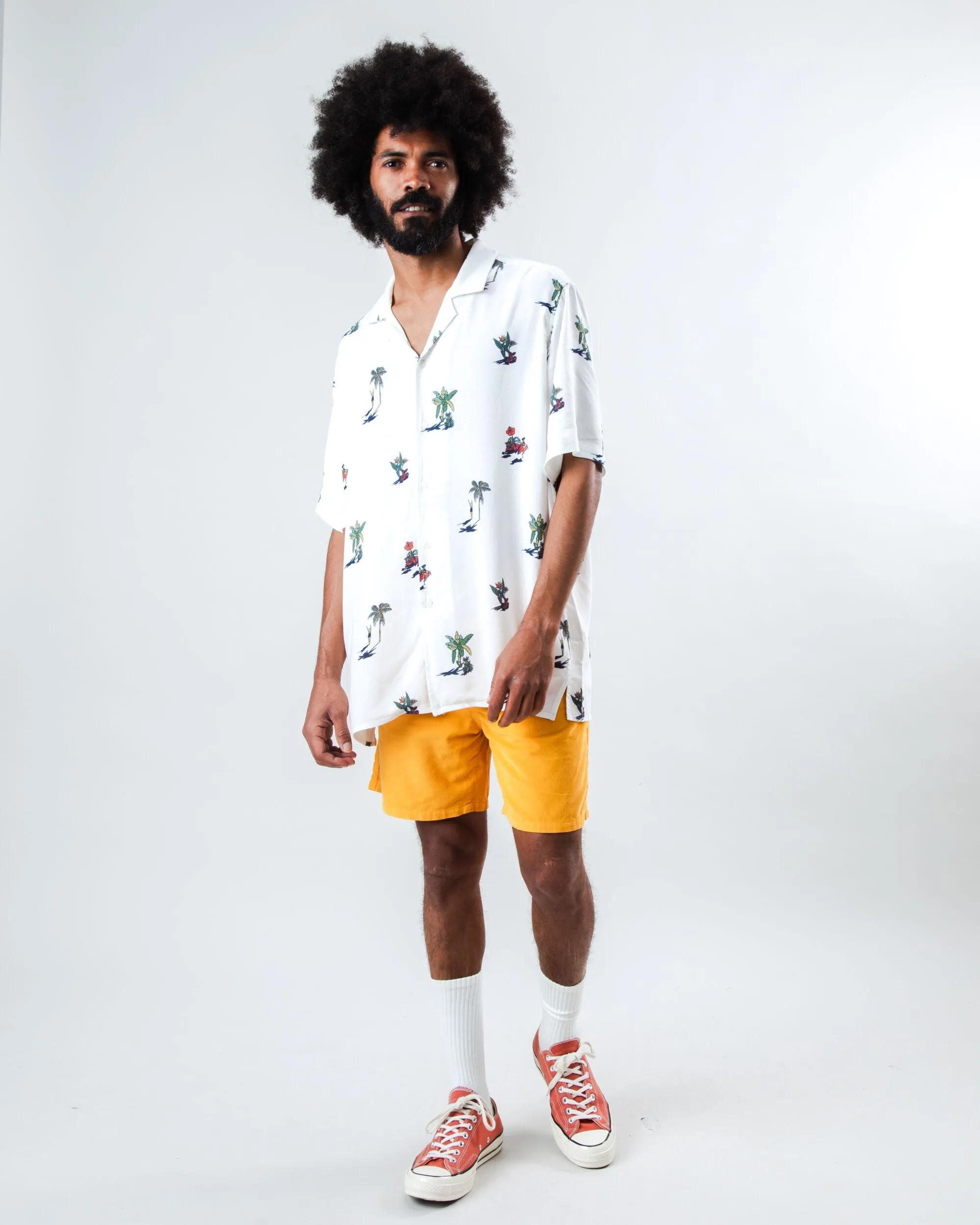 Helios Small Aloha Shirt Ecru sold by Brava Fabrics product image thumbnail 2