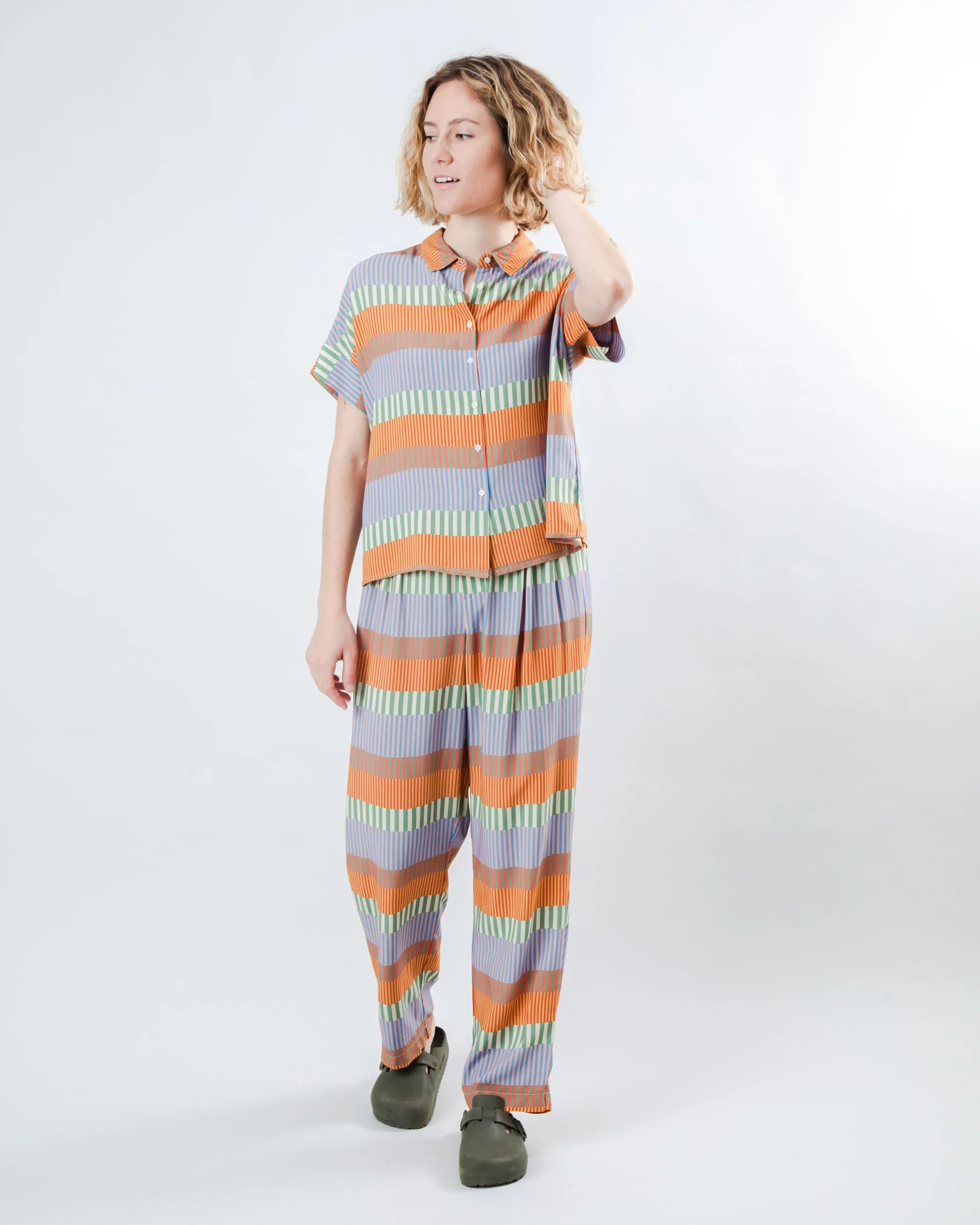 Mediterranean Batwing Blouse sold by Brava Fabrics product image thumbnail 3