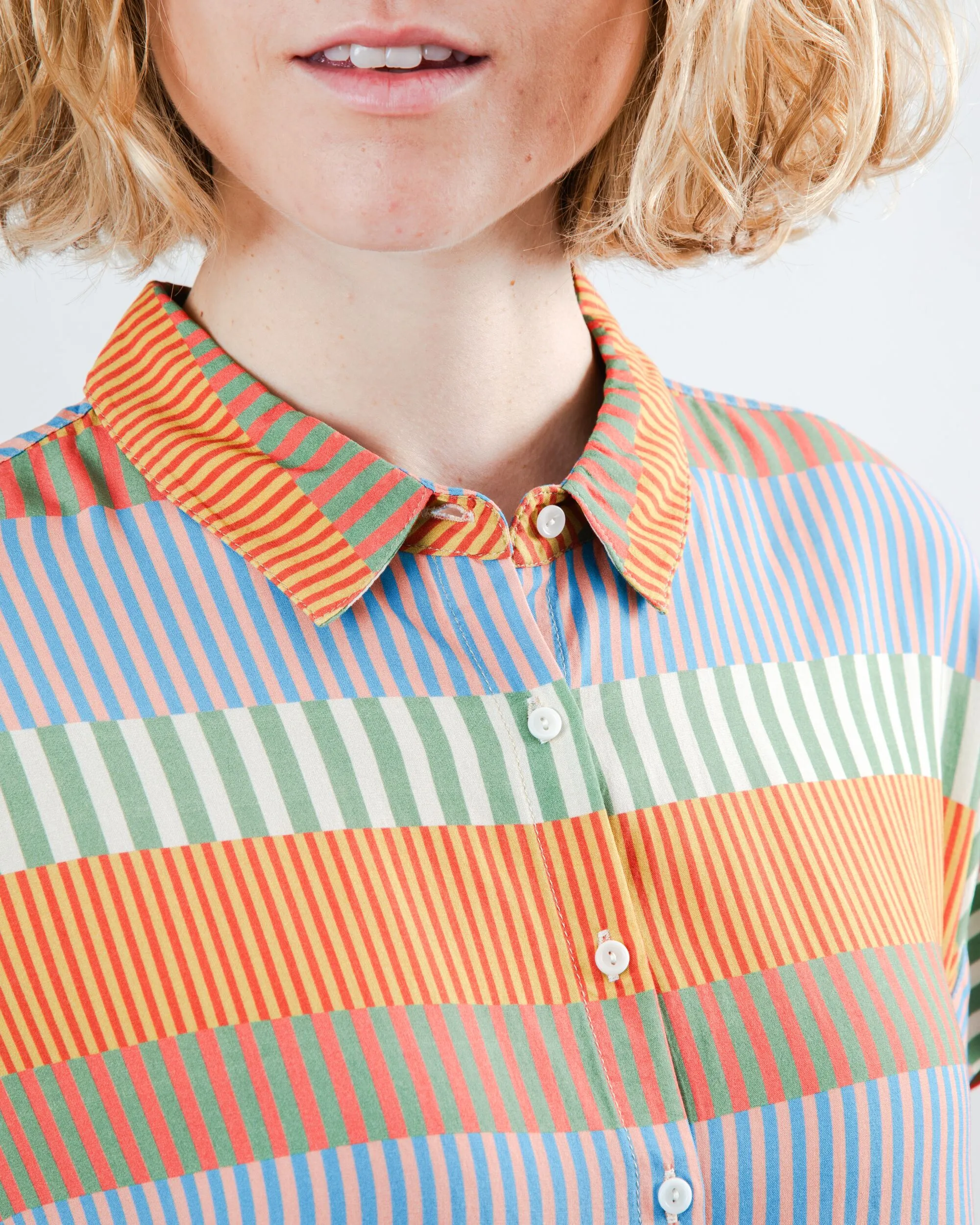 Mediterranean Batwing Blouse sold by Brava Fabrics product image thumbnail 4