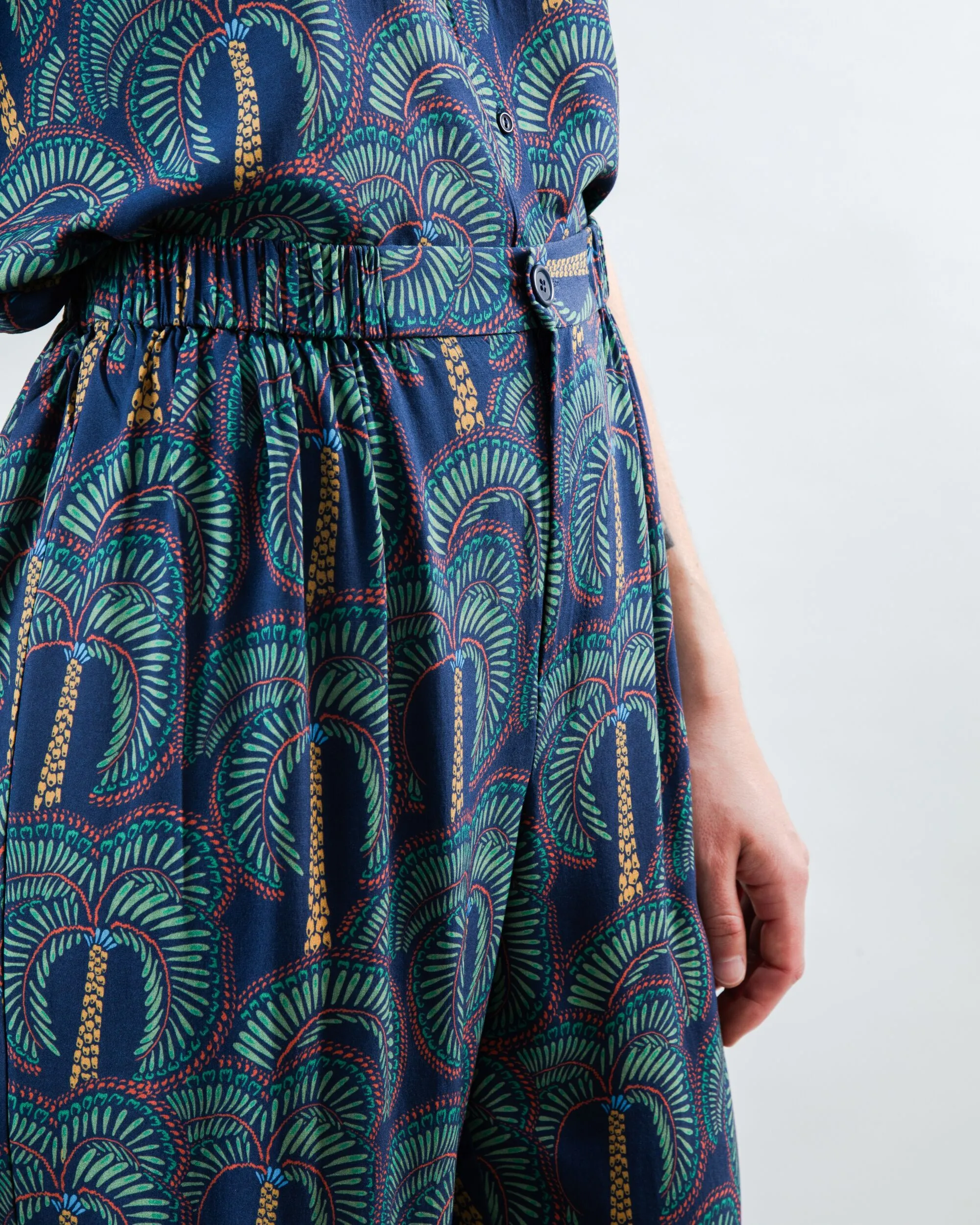 Borneo Harem Pants Navy sold by Brava Fabrics product image thumbnail 5