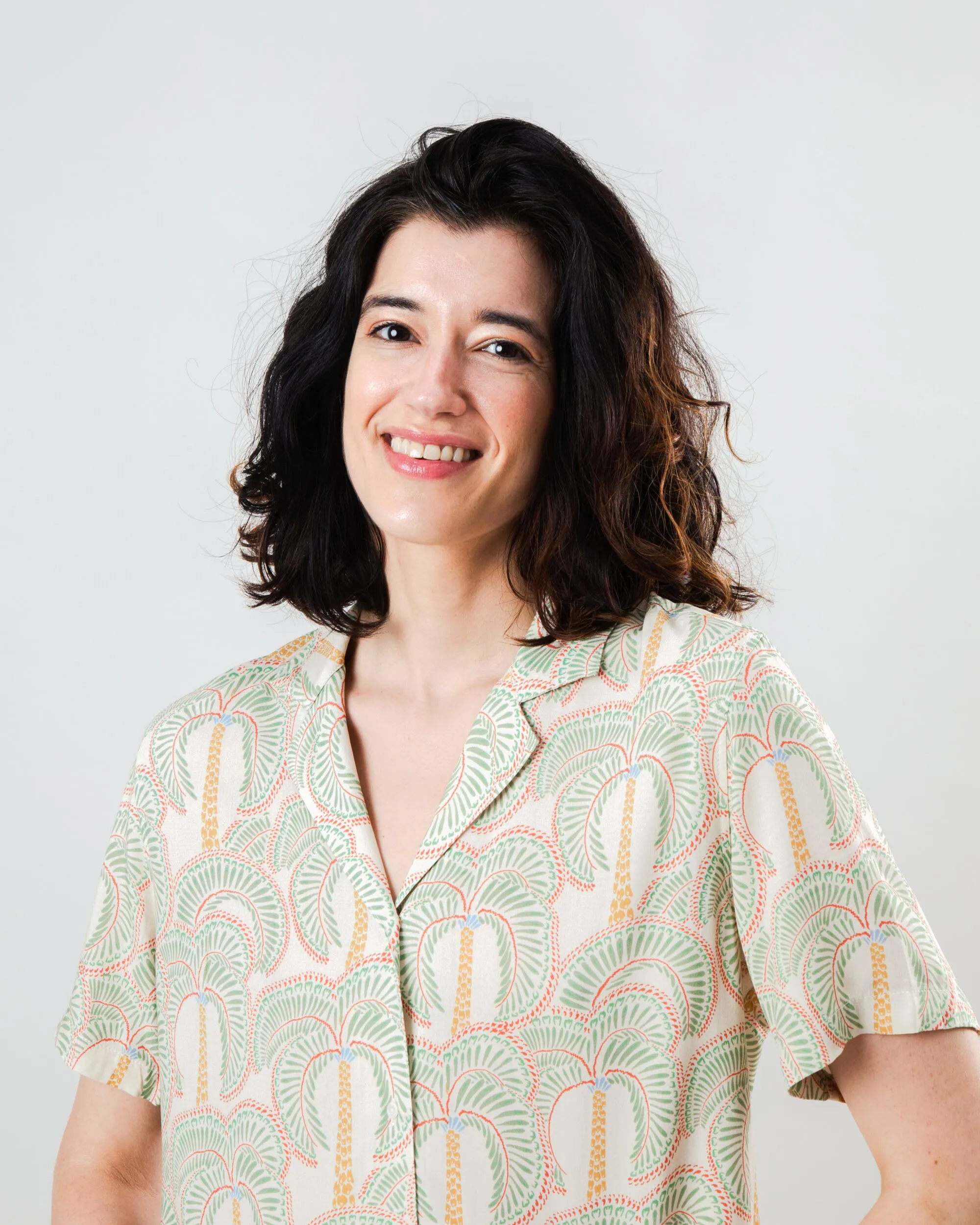 Borneo Aloha Blouse Ecru sold by Brava Fabrics product image thumbnail 4