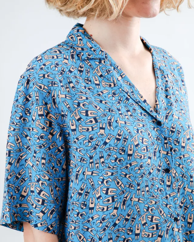 Just Swim Aloha Blouse sold by Brava Fabrics