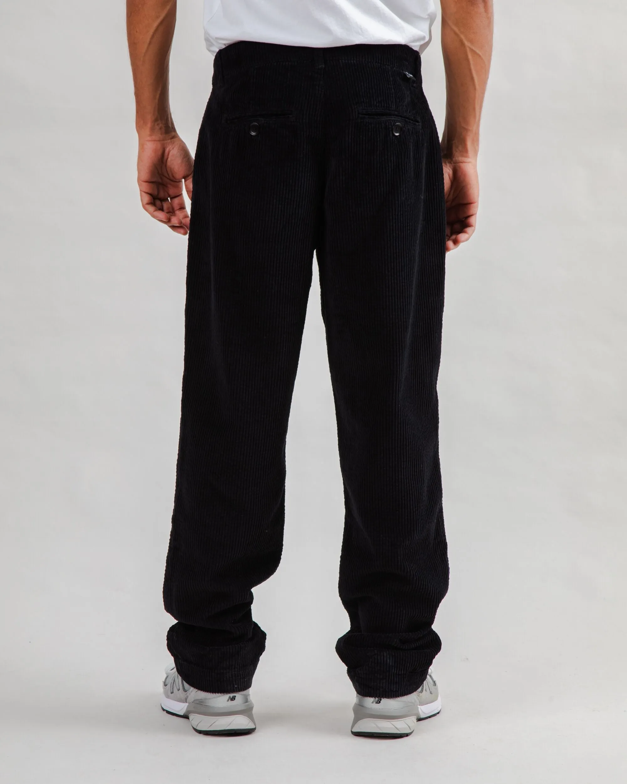 Corduroy Pleated Chino Pants Black sold by Brava Fabrics product image thumbnail 5