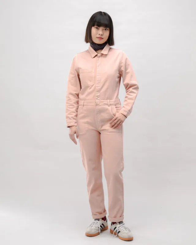 Cotton Twill Boiler Suit Rose sold by Brava Fabrics
