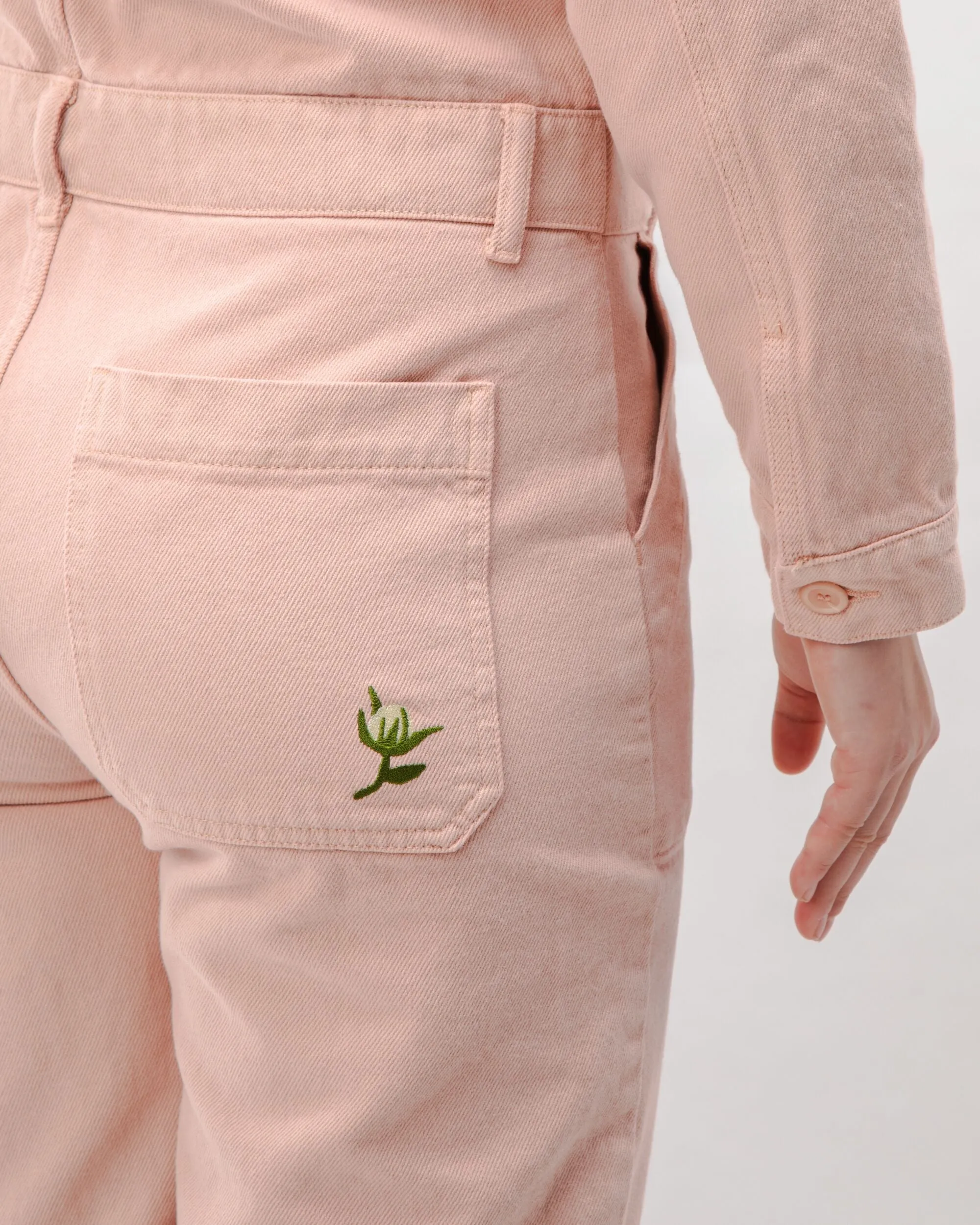Cotton Twill Boiler Suit Rose sold by Brava Fabrics product image thumbnail 5