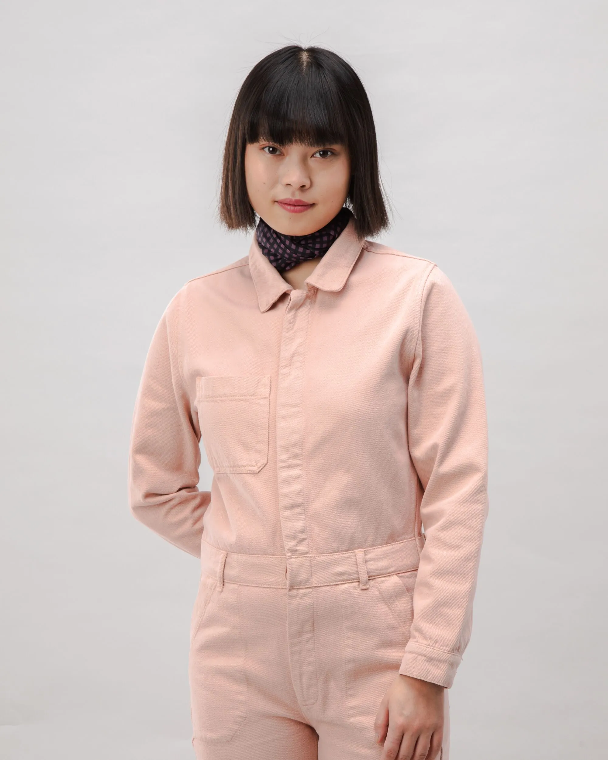 Cotton Twill Boiler Suit Rose sold by Brava Fabrics product image thumbnail 2