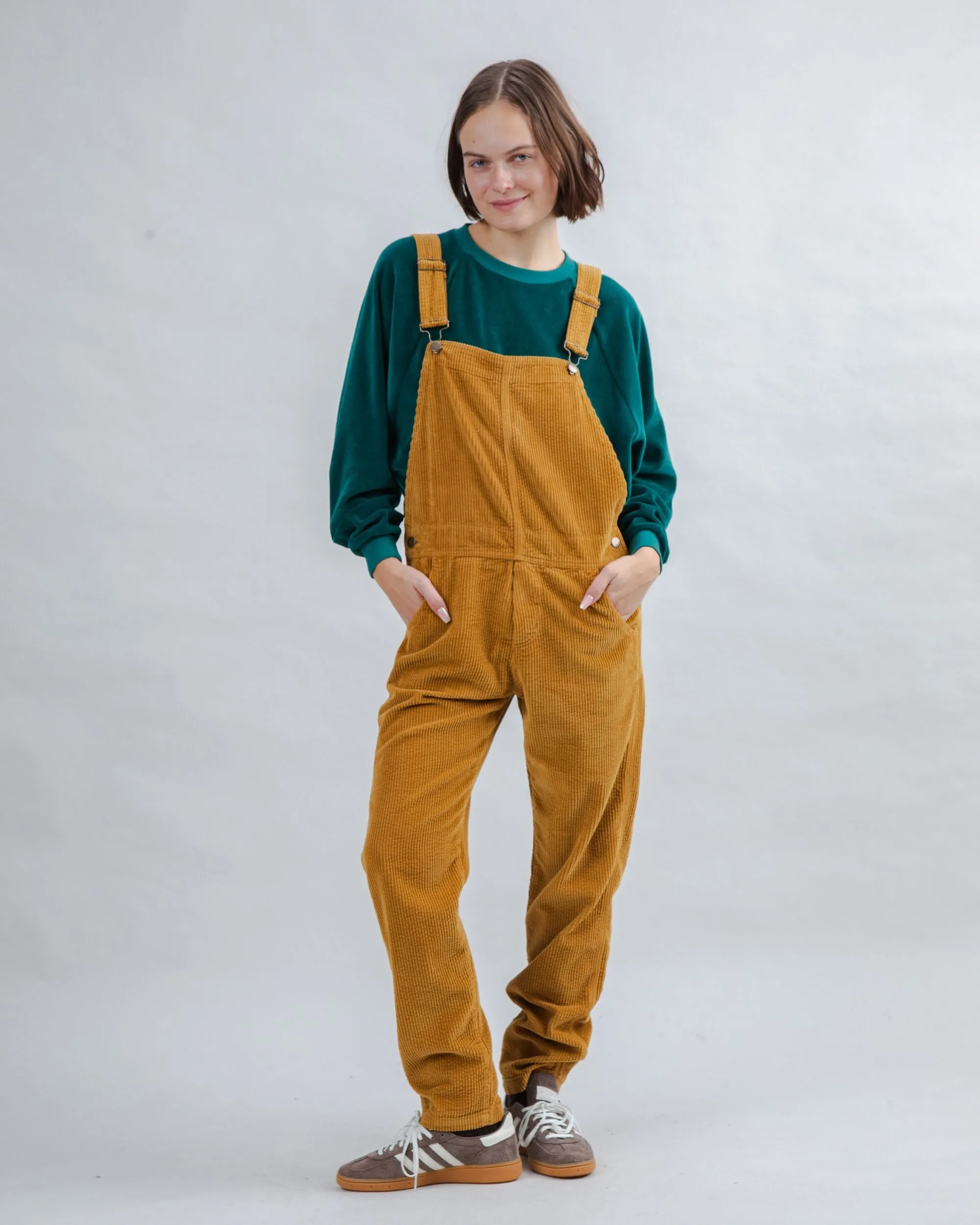 Corduroy Overall Camel sold by Brava Fabrics