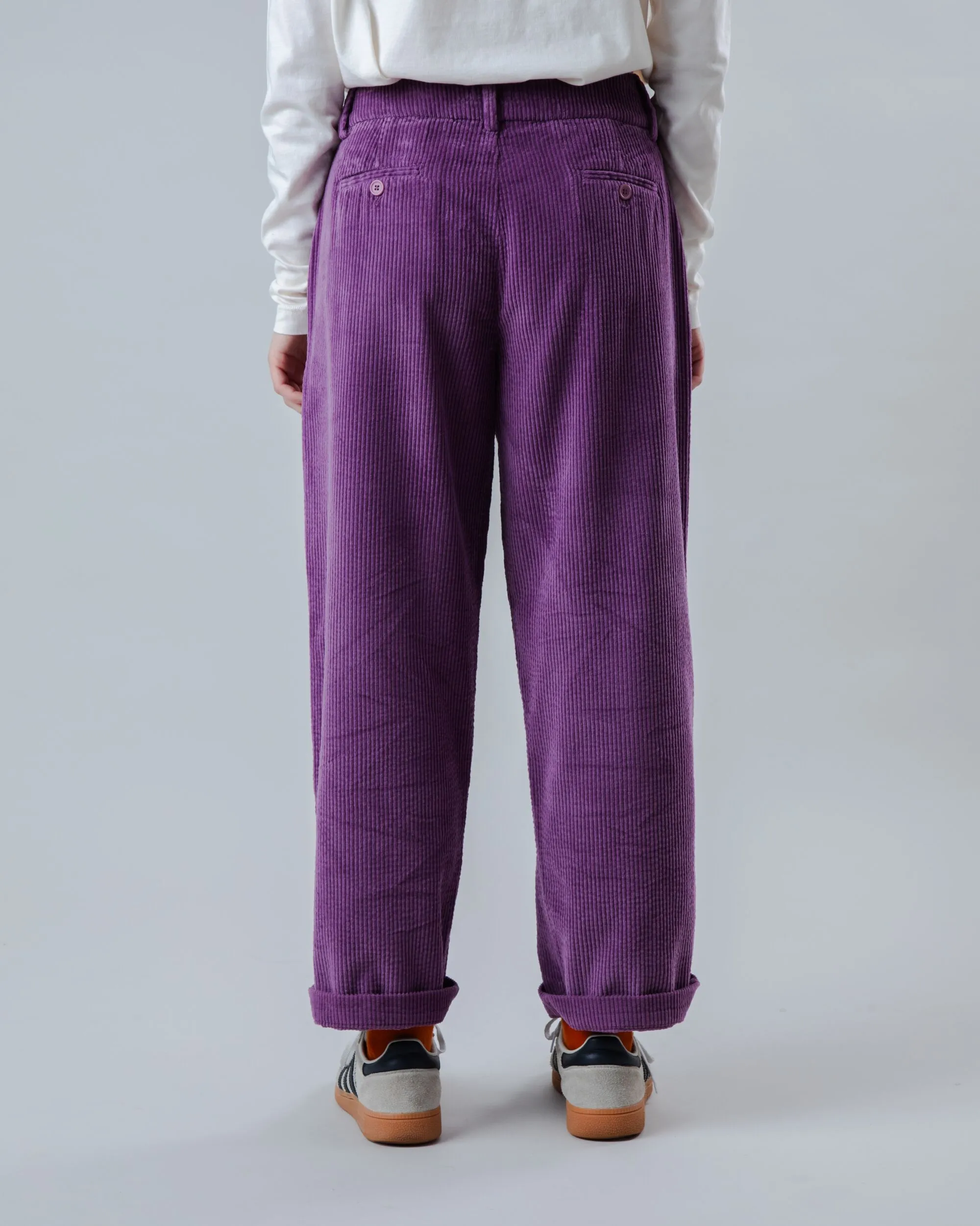 Corduroy Pleated Pants Orchid sold by Brava Fabrics product image thumbnail 5