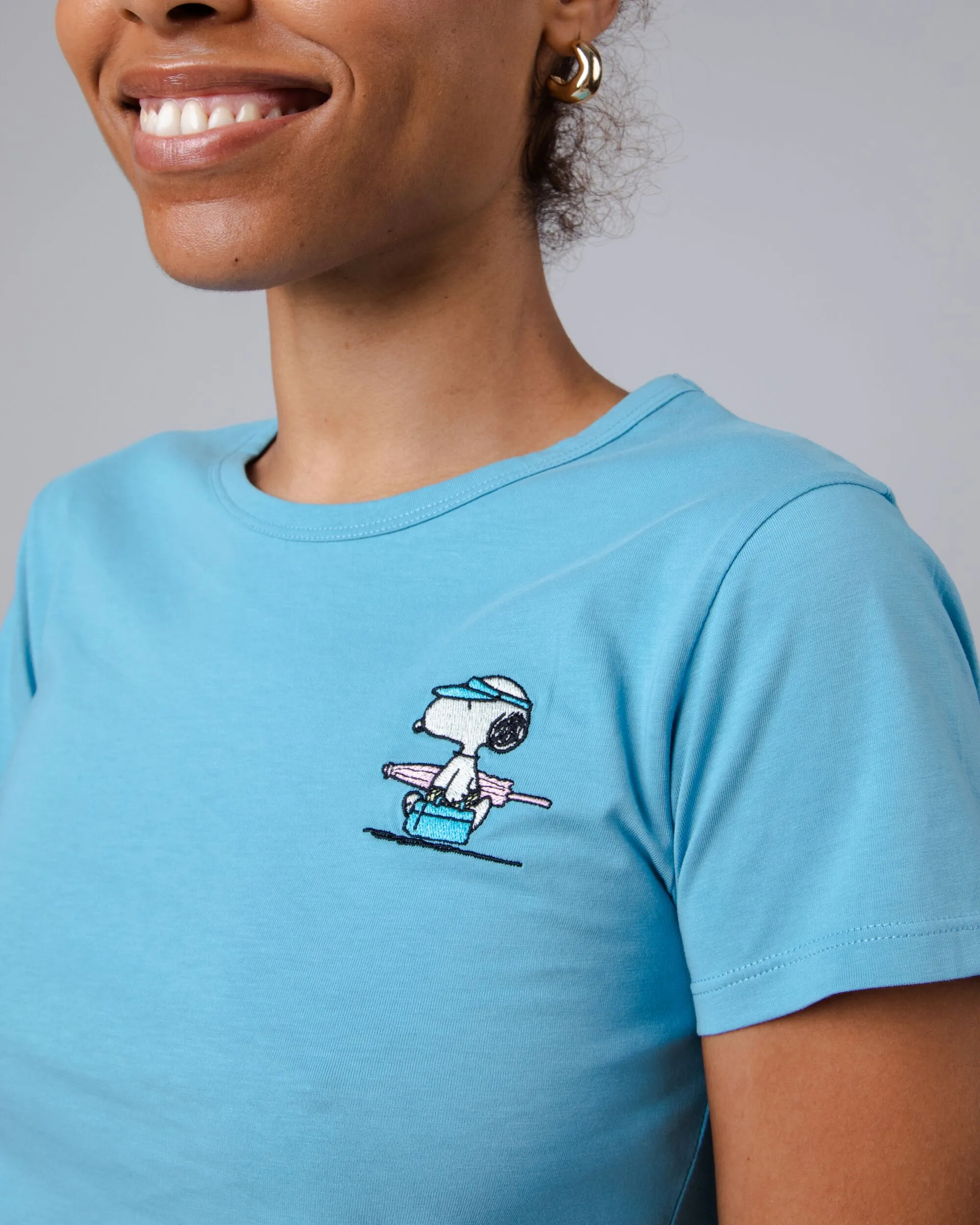 Peanuts Beach Tee Blue sold by Brava Fabrics product image thumbnail 5