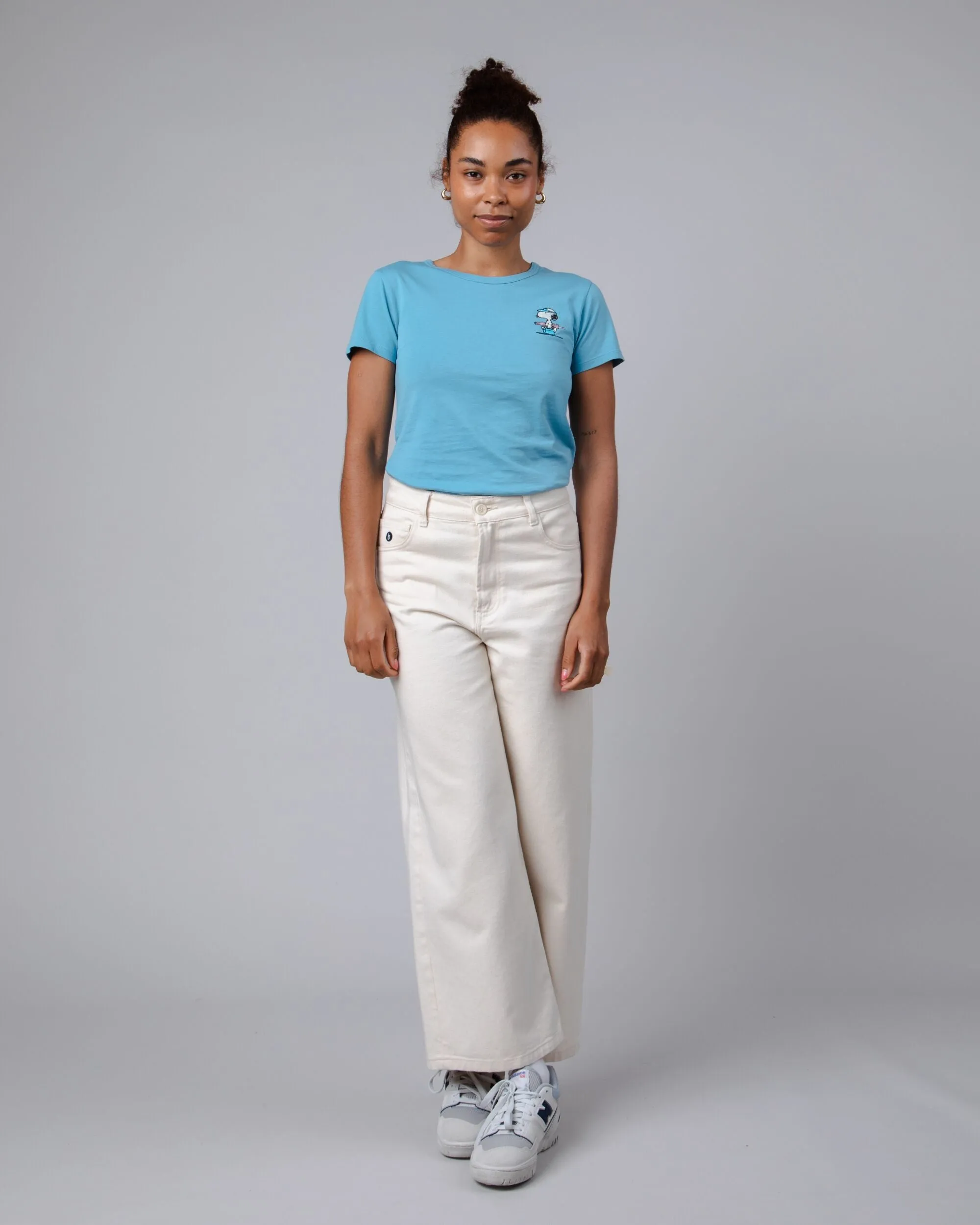 Peanuts Beach Tee Blue sold by Brava Fabrics product image thumbnail 3