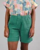 Bubble Shorts Green sold by Brava Fabrics