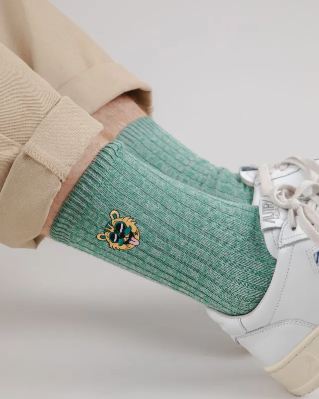 Yeye Weller Socks Ocean sold by Brava Fabrics