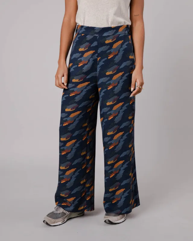 Ucon Palma Wide Leg Pants Navy sold by Brava Fabrics