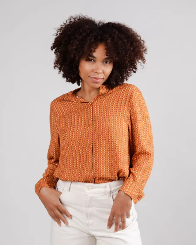 Eyes Mao Blouse Spices sold by Brava Fabrics