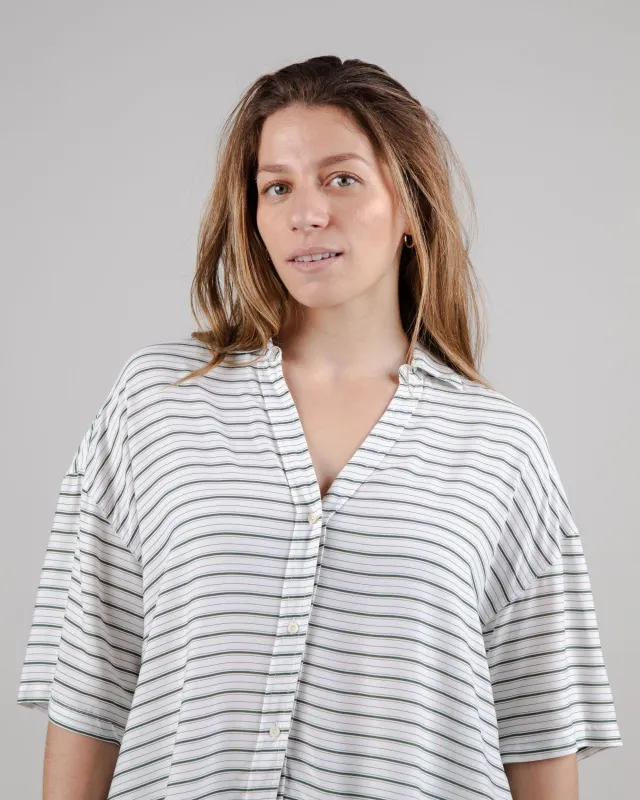 Mix Oversize Cropped Blouse Kale sold by Brava Fabrics