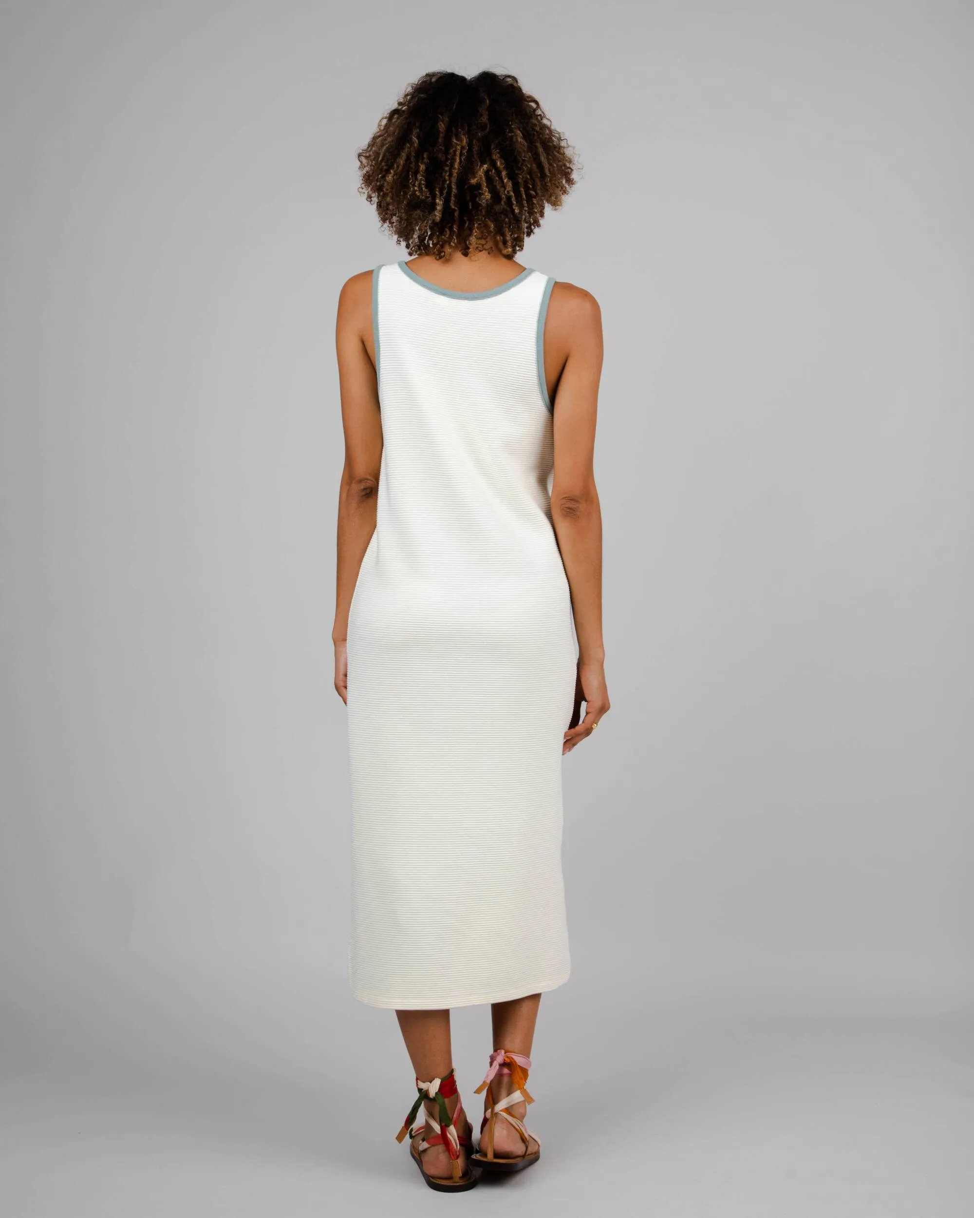 Jersey Long Dress White sold by Brava Fabrics product image thumbnail 4
