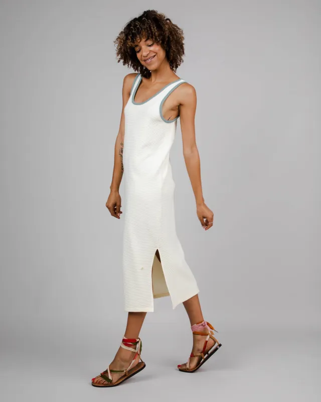 Jersey Long Dress White sold by Brava Fabrics