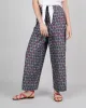 Asis Percales Heart Wide Leg Pant Light Morera sold by Brava Fabrics