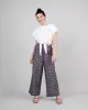 Asis Percales Heart Wide Leg Pant Light Morera sold by Brava Fabrics