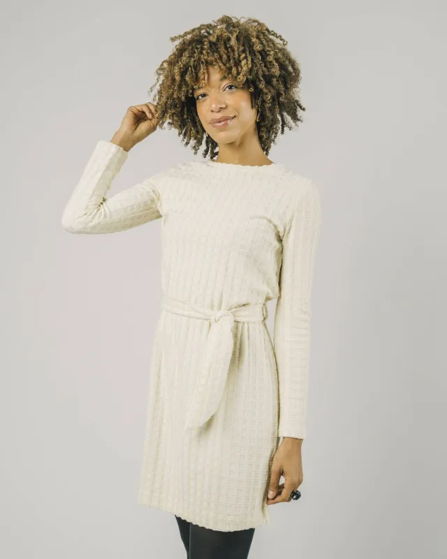 Terry Belted Dress Beige sold by Brava Fabrics