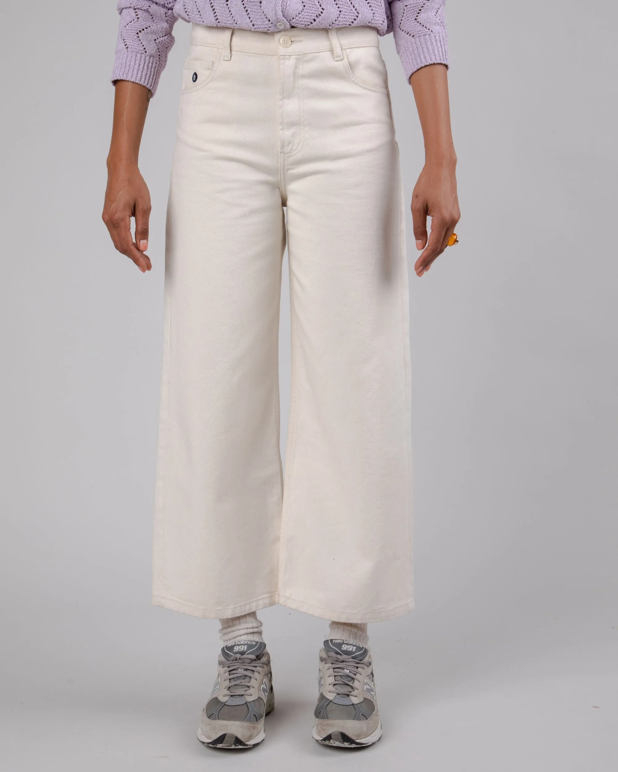 5 Pocket Twill Pants Ecru sold by Brava Fabrics