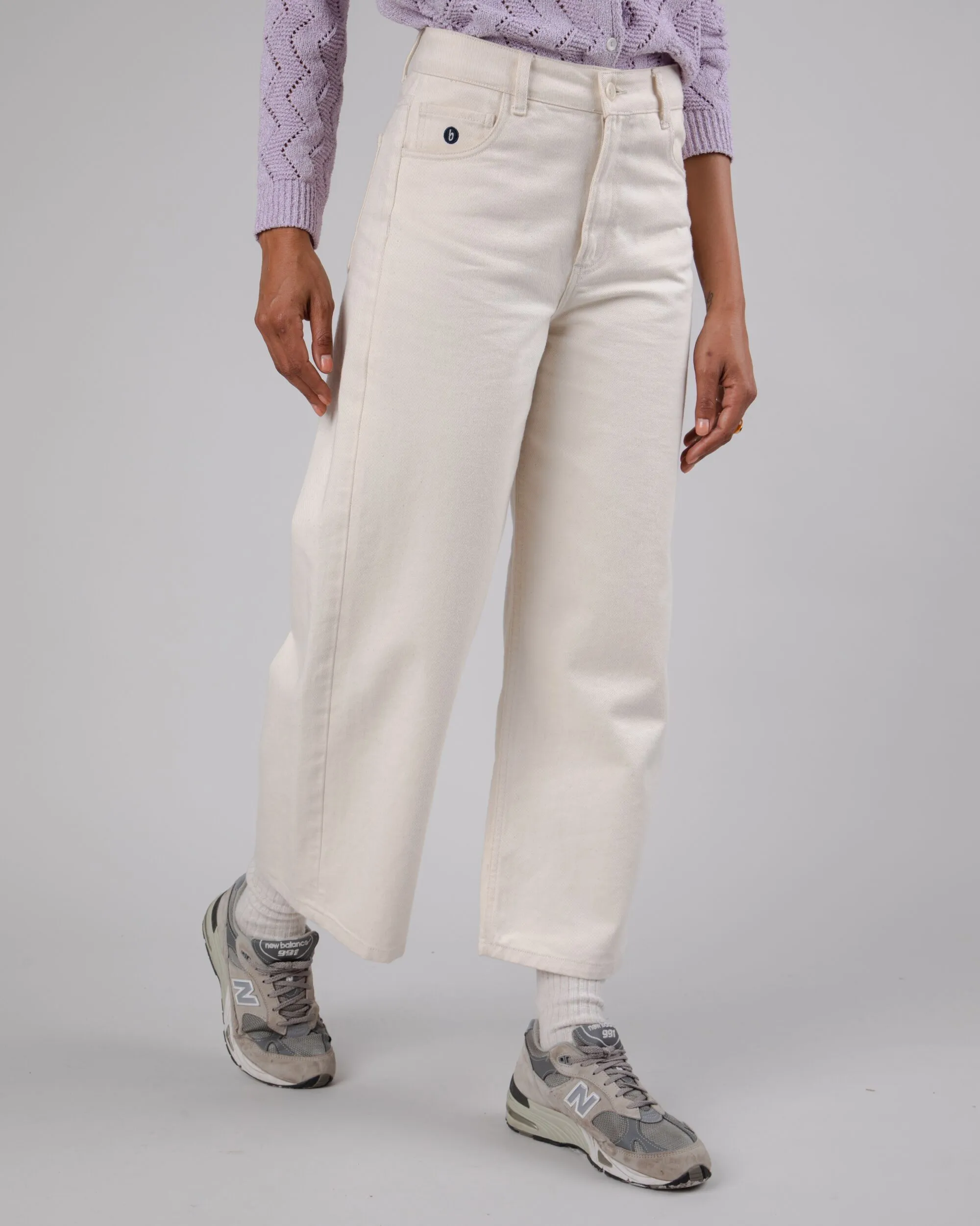 5 Pocket Twill Pants Ecru sold by Brava Fabrics product image thumbnail 5