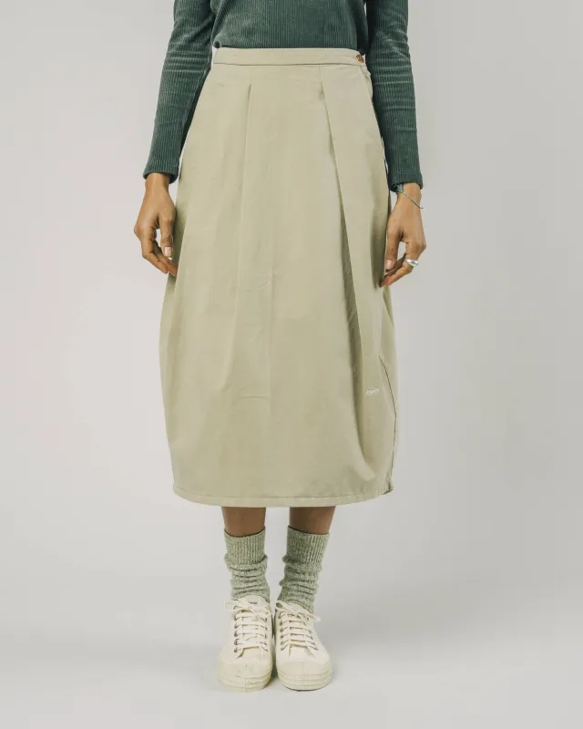 Pleated Skirt Beige sold by Brava Fabrics