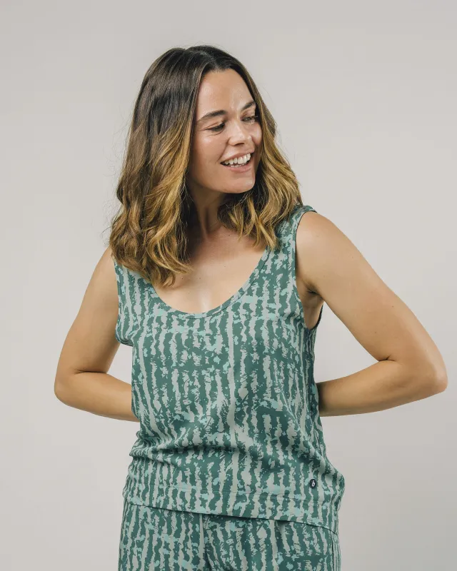 Watermelon Tank Top Green sold by Brava Fabrics