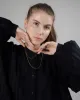 Nest Boho Blouse Black sold by Brava Fabrics