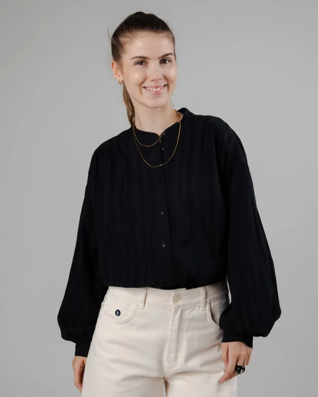 Nest Boho Blouse Black sold by Brava Fabrics
