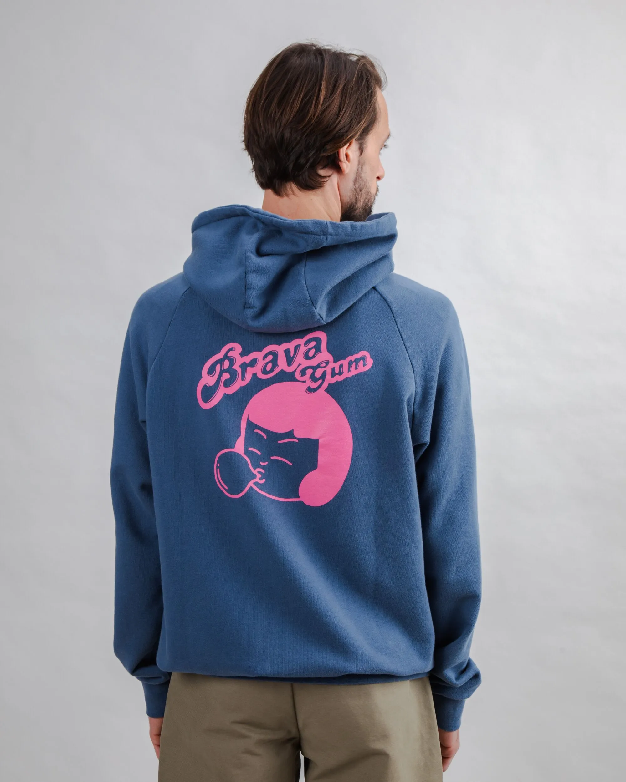 Brava Gum Hoodie Sweatshirt Indigo sold by Brava Fabrics product image thumbnail 5