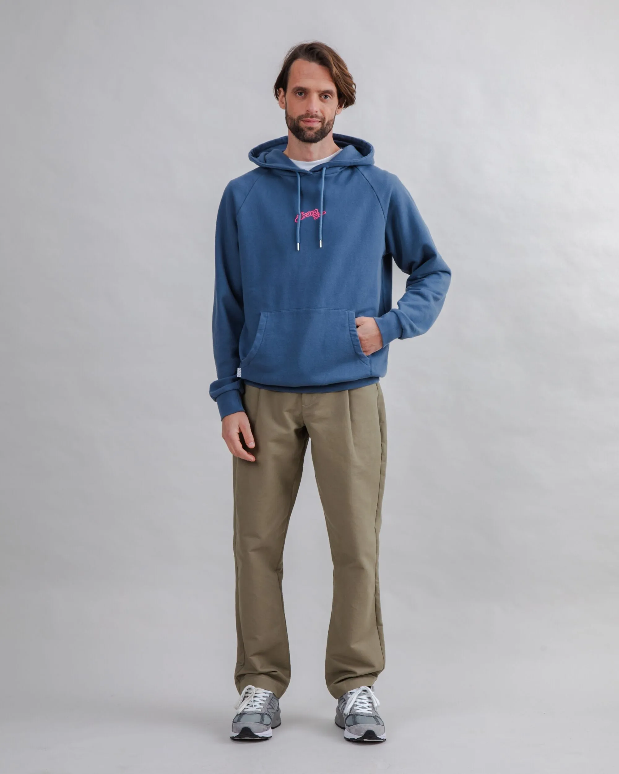 Brava Gum Hoodie Sweatshirt Indigo sold by Brava Fabrics product image thumbnail 3