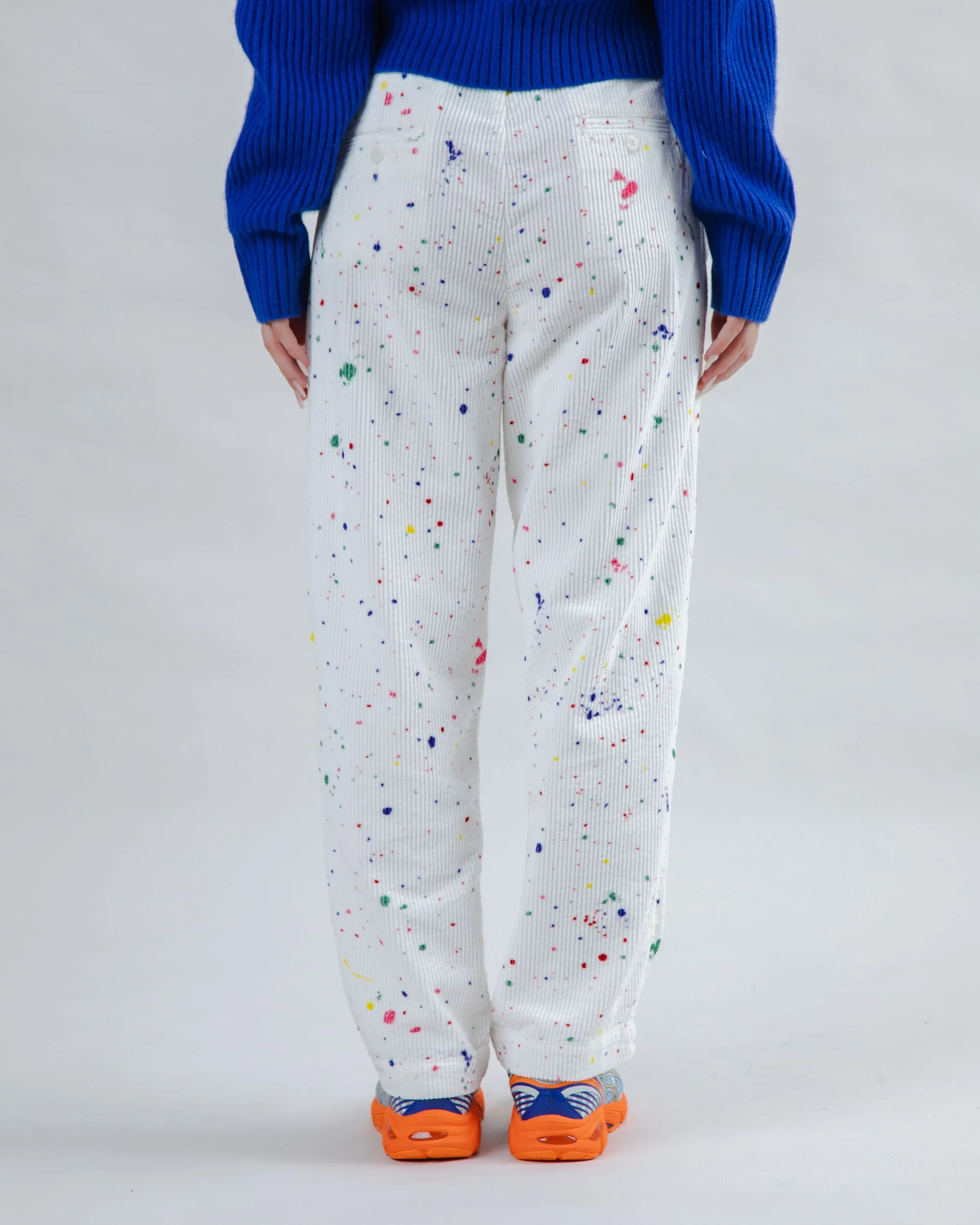 Splash Paint Corduroy Pleated Pants sold by Brava Fabrics product image thumbnail 5