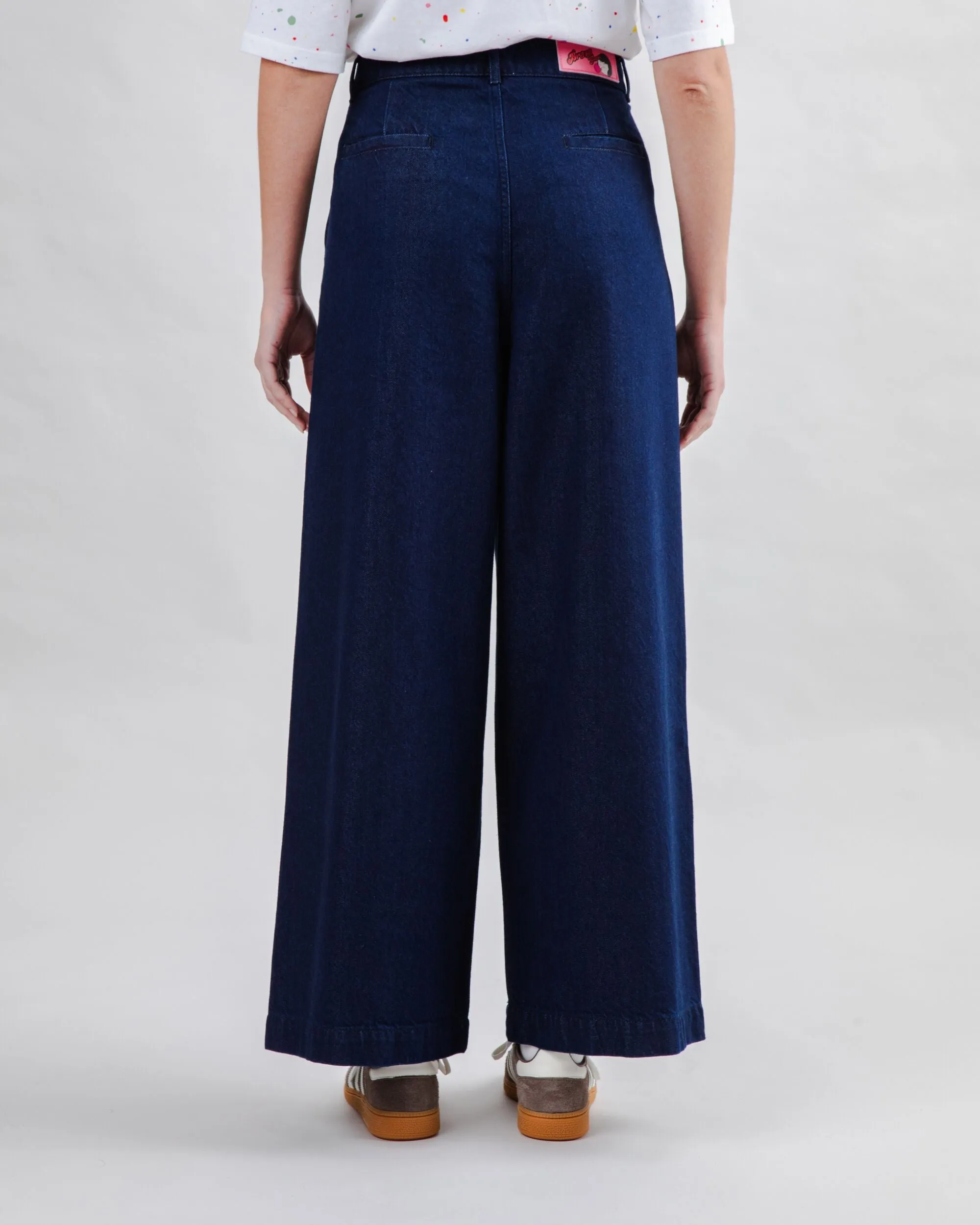 Wide Leg Pants Denim Dark sold by Brava Fabrics product image thumbnail 5