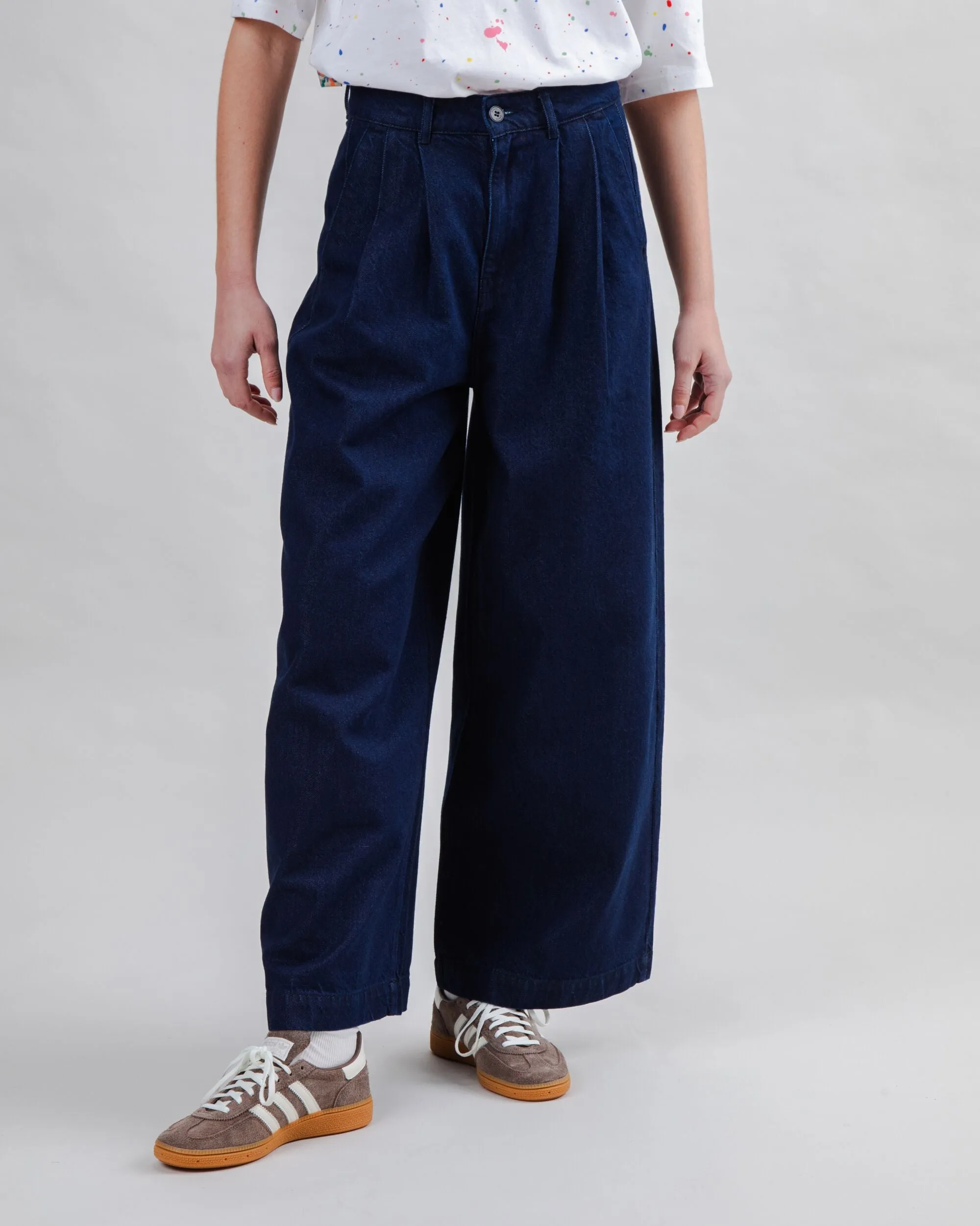 Wide Leg Pants Denim Dark sold by Brava Fabrics product image thumbnail 2