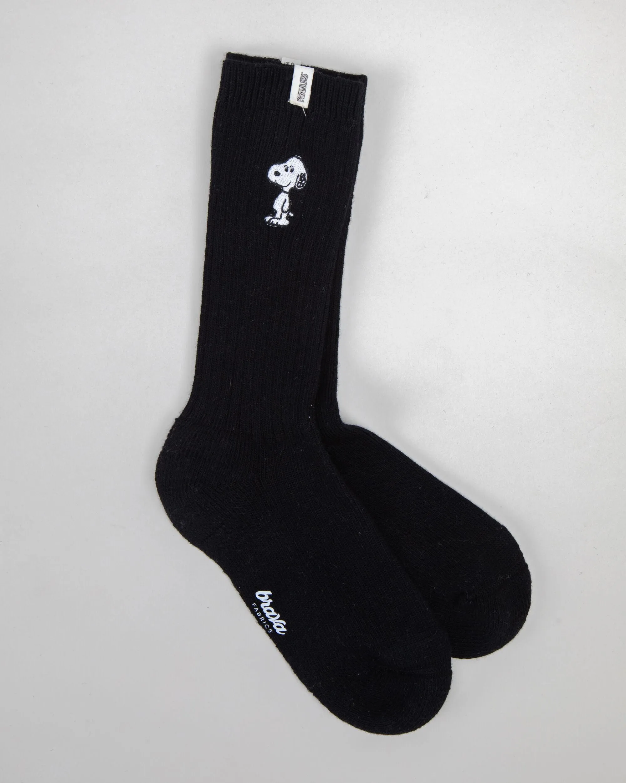 Peanuts Snoopy Ribbed Socks Black sold by Brava Fabrics product image thumbnail 2