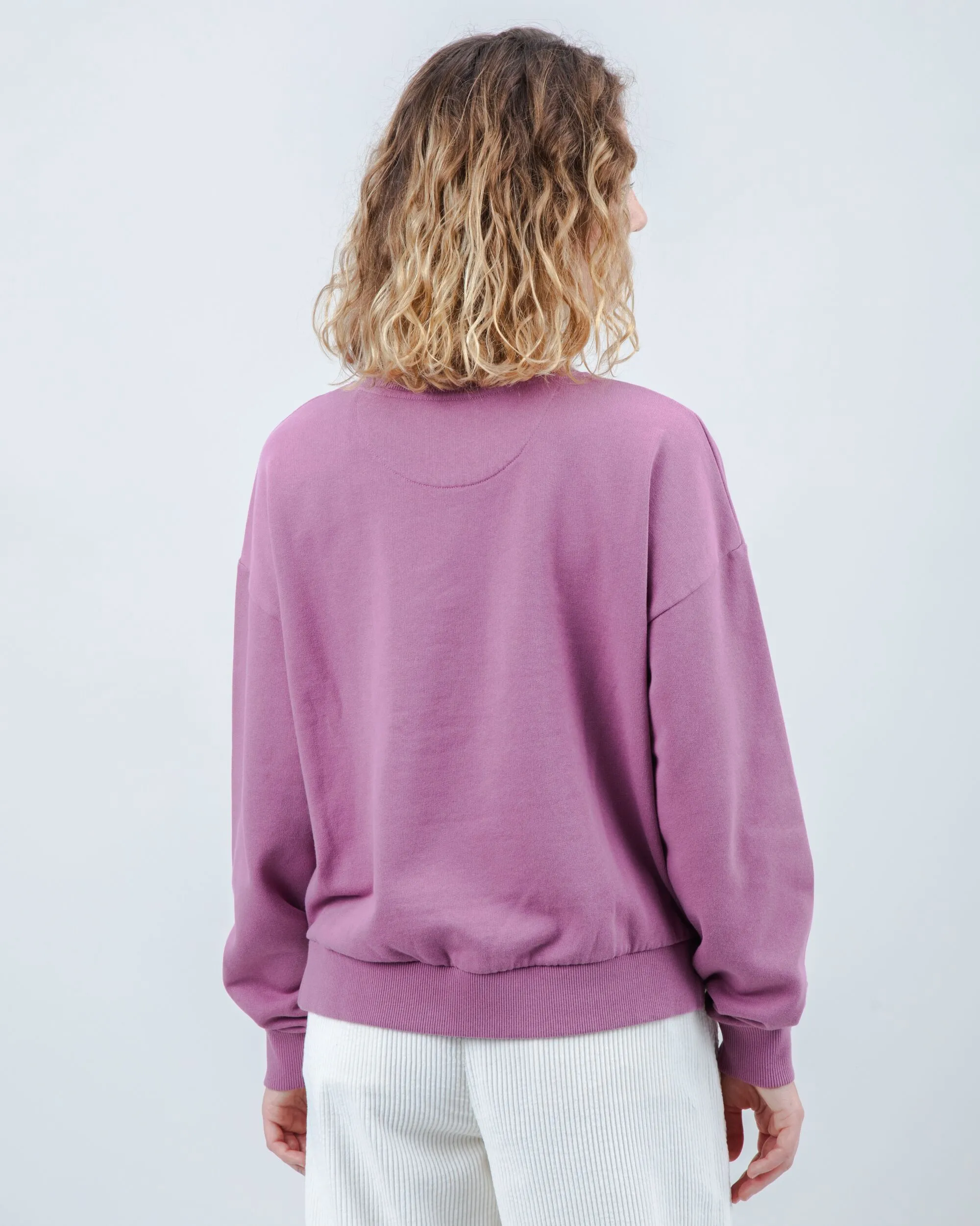 Peanuts Snoopy Doghouse Rounded Cotton Sweatshirt Grape sold by Brava Fabrics product image thumbnail 4