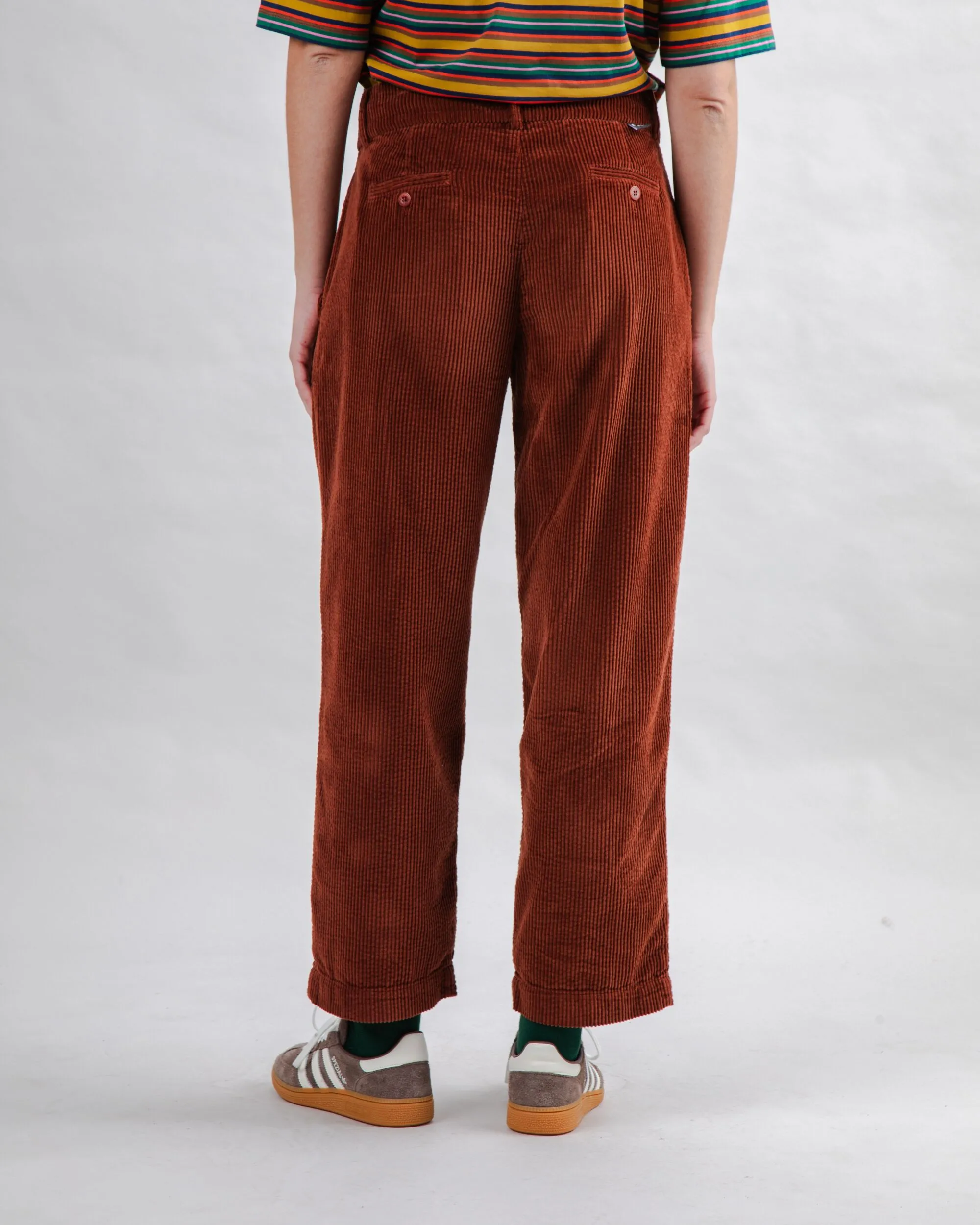 Corduroy Pleated Pants Copper sold by Brava Fabrics product image thumbnail 5