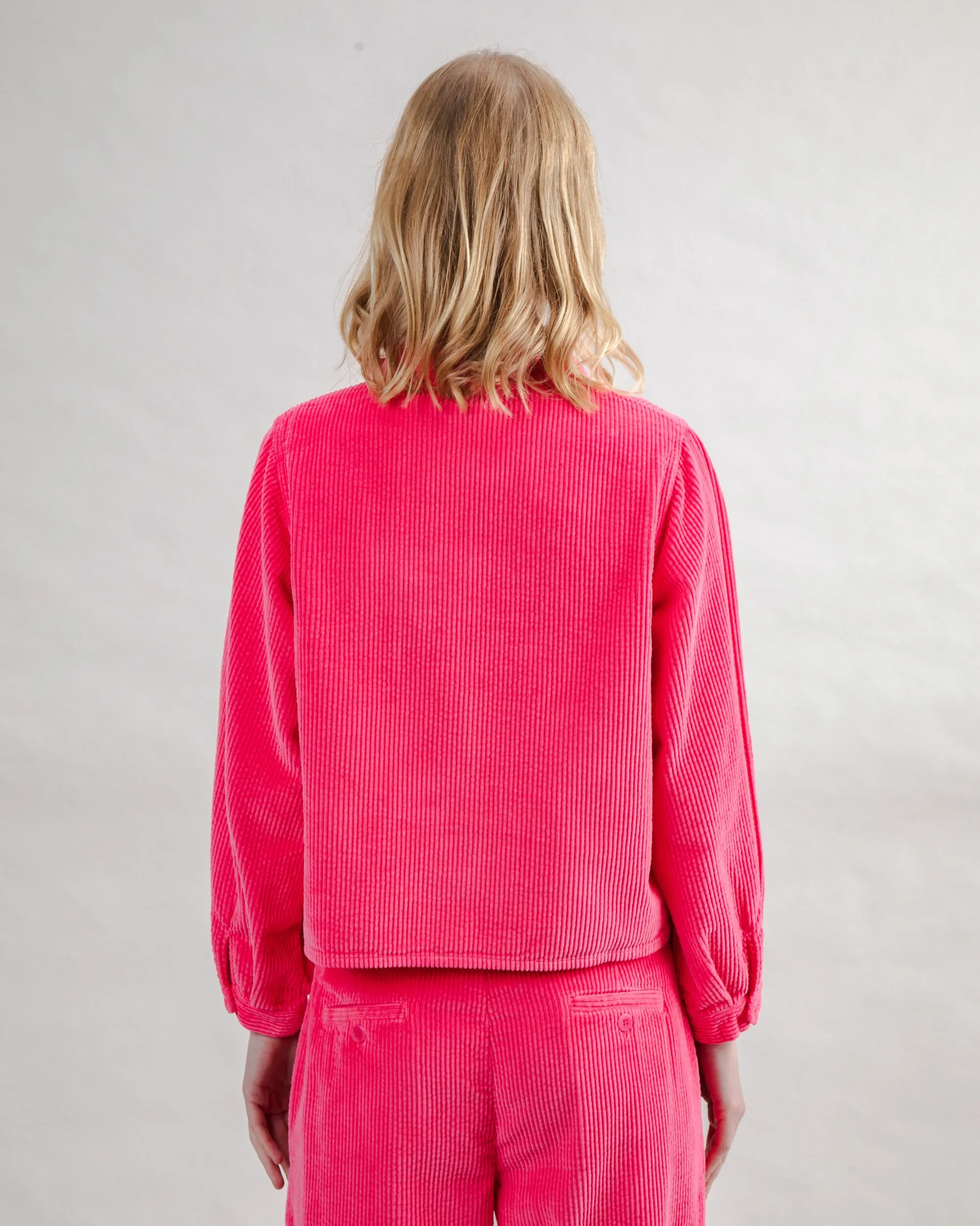 Corduroy Boxy Shirt Pink sold by Brava Fabrics product image thumbnail 5