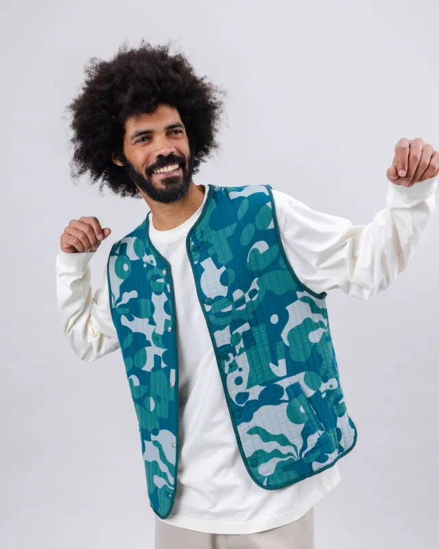 Sobremesa Quilt Vest made by Brava Fabrics