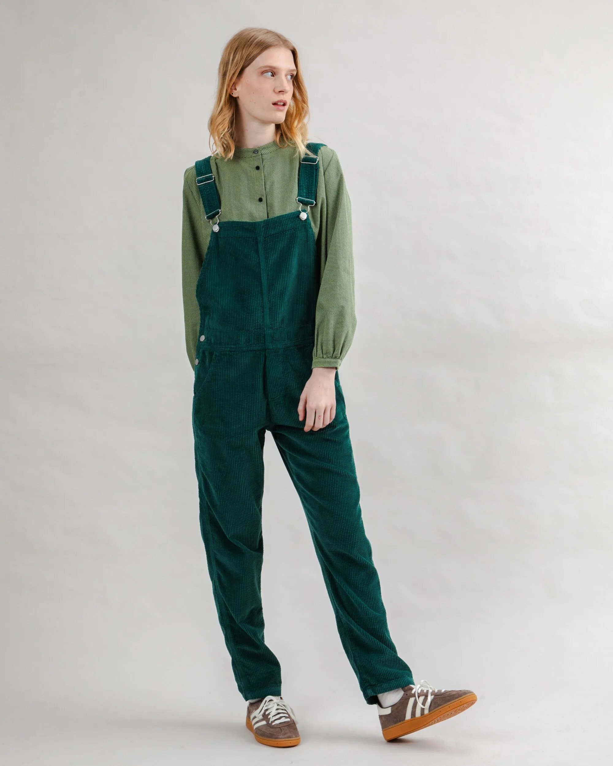 Corduroy Overall Dark Green sold by Brava Fabrics
