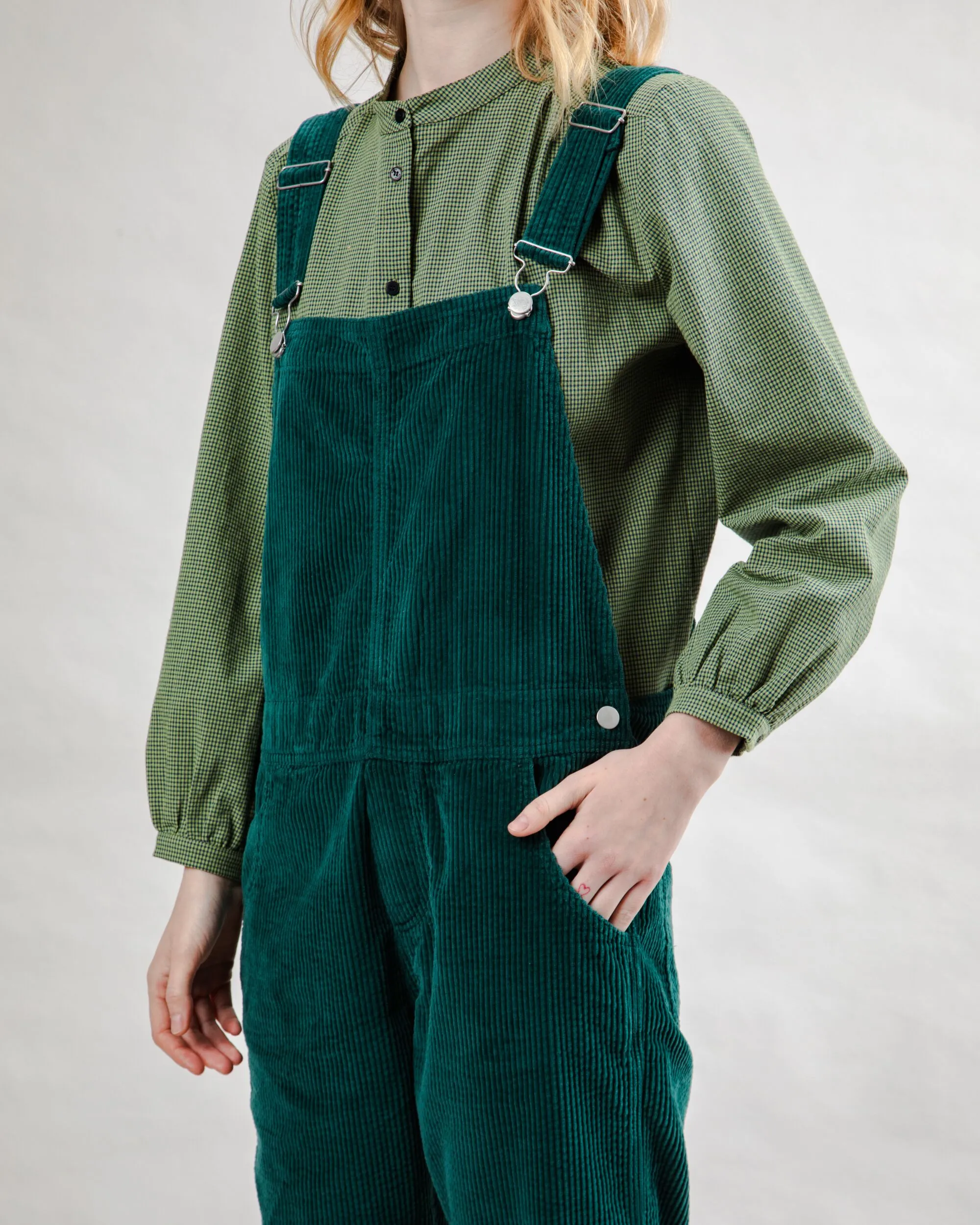 Corduroy Overall Dark Green sold by Brava Fabrics product image thumbnail 4