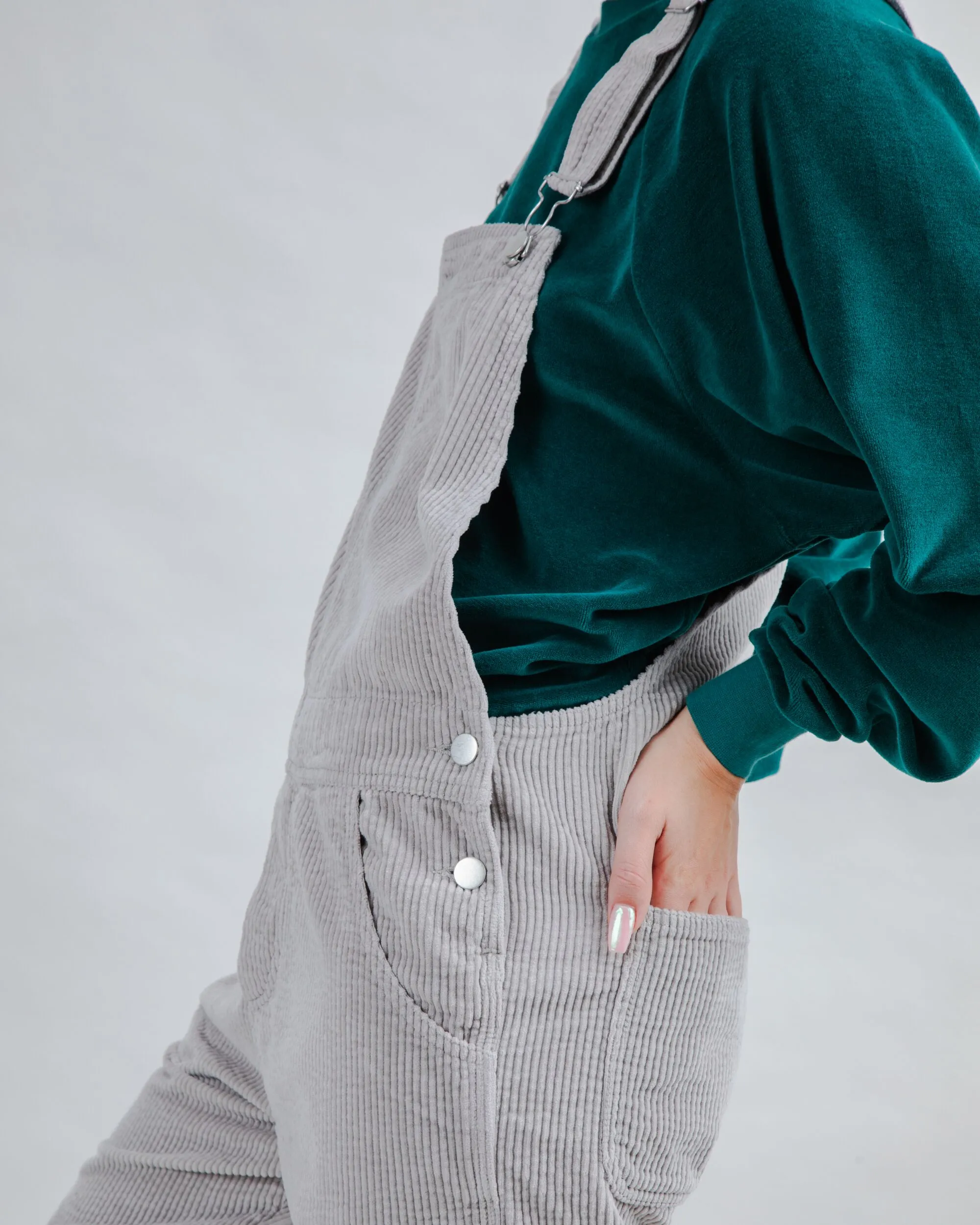 Corduroy Overall Grey sold by Brava Fabrics product image thumbnail 4