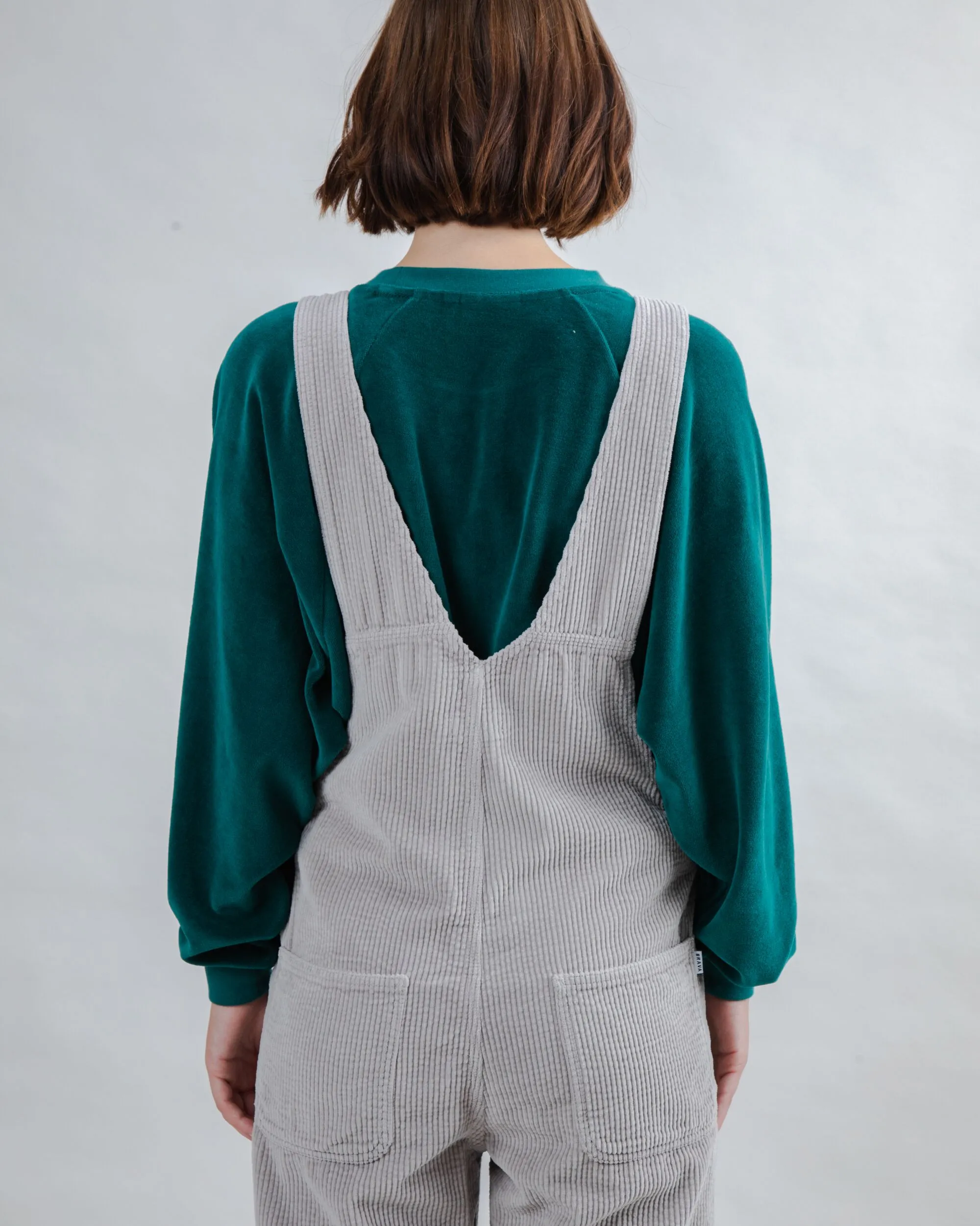Corduroy Overall Grey sold by Brava Fabrics product image thumbnail 5