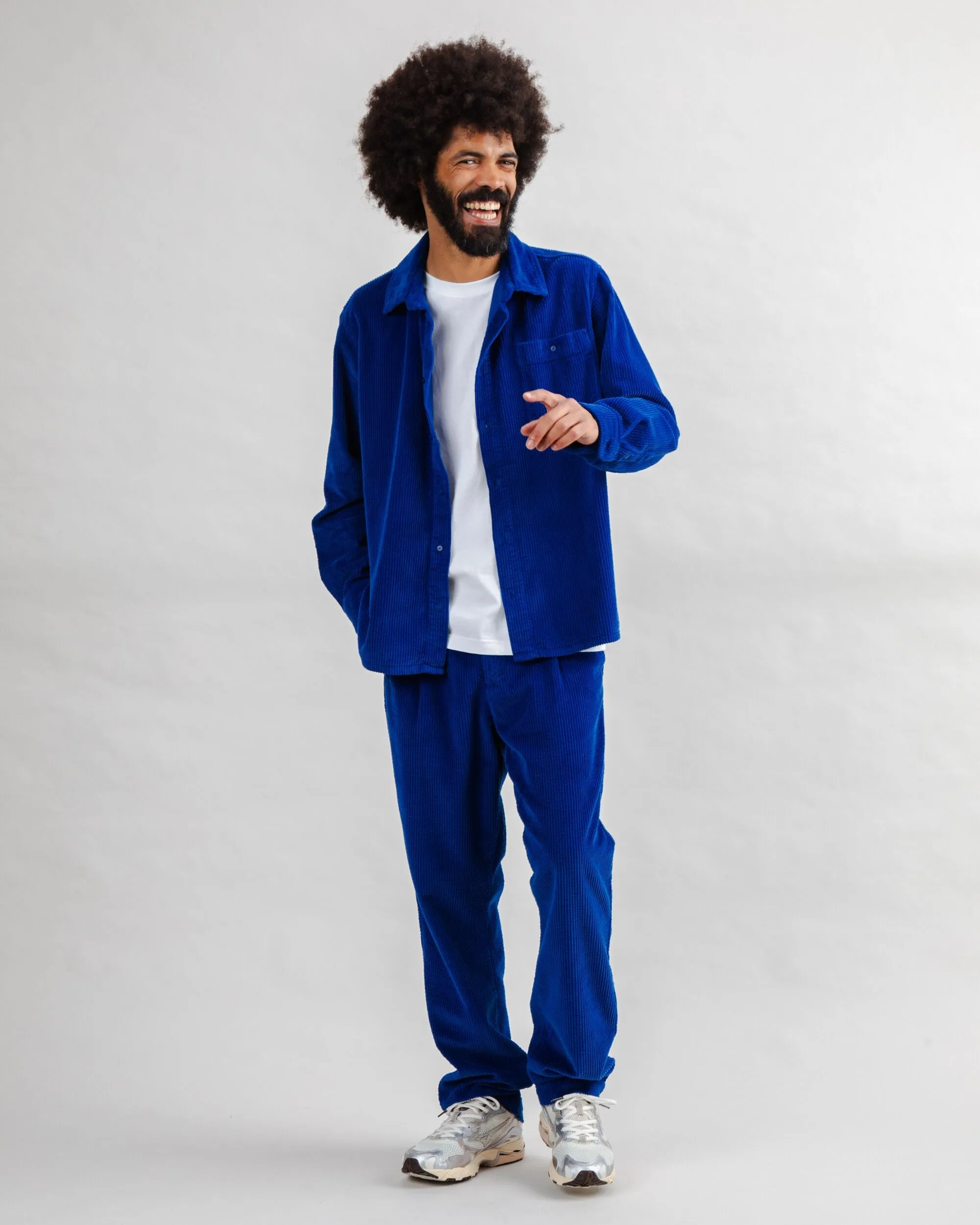 Corduroy Overshirt Klein Blue sold by Brava Fabrics product image thumbnail 3