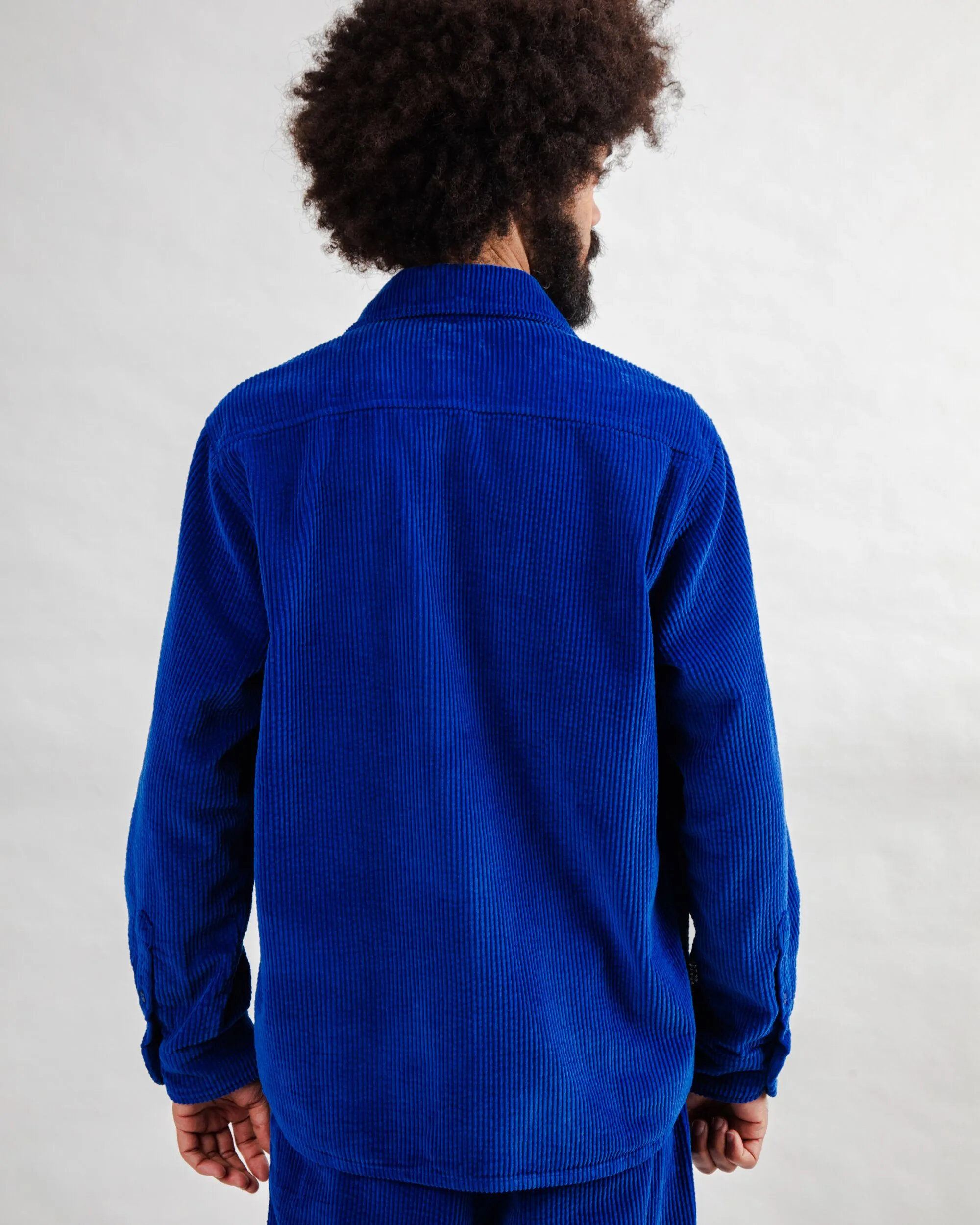 Corduroy Overshirt Klein Blue sold by Brava Fabrics product image thumbnail 5