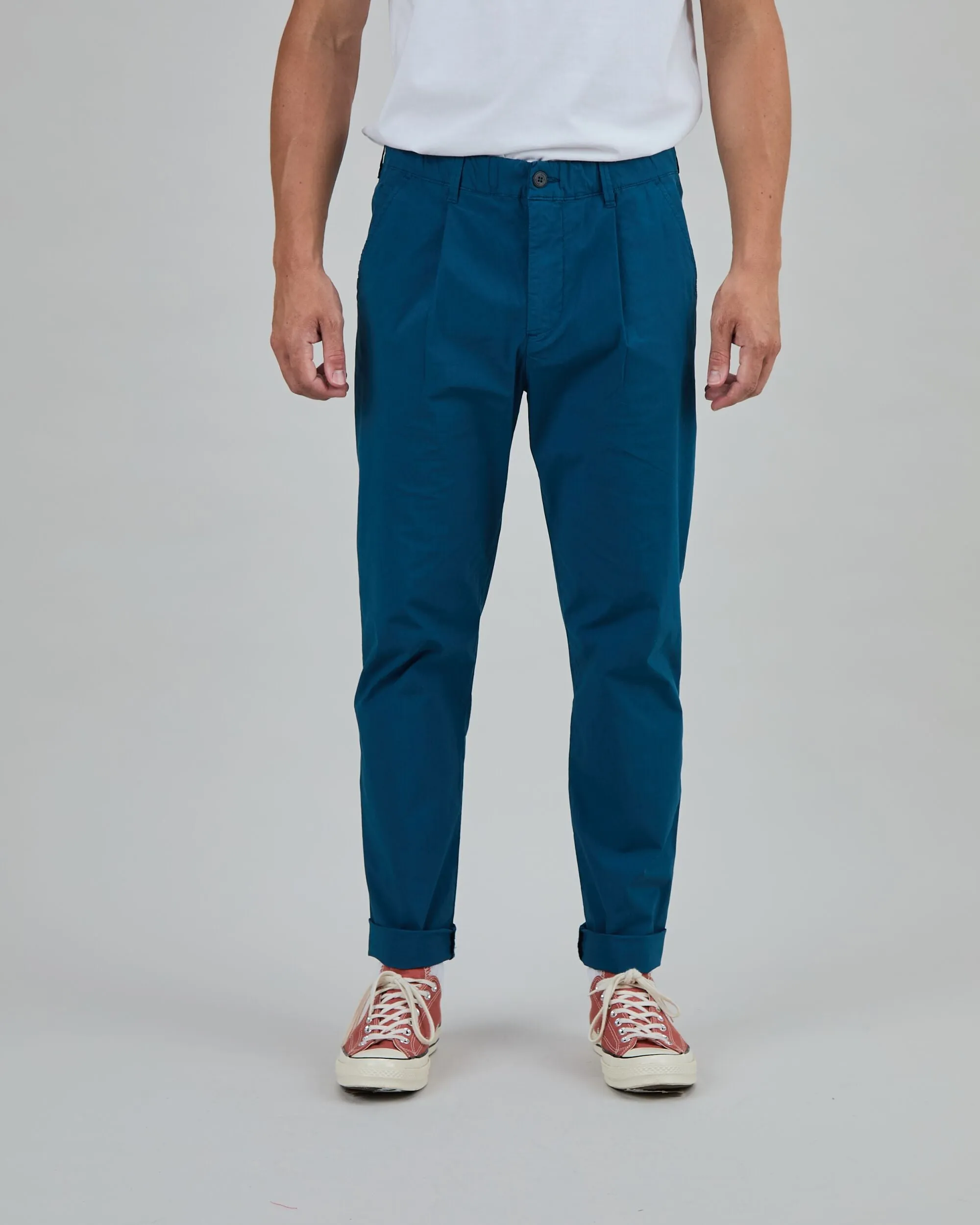 Comfort Chino Pants Blue sold by Brava Fabrics