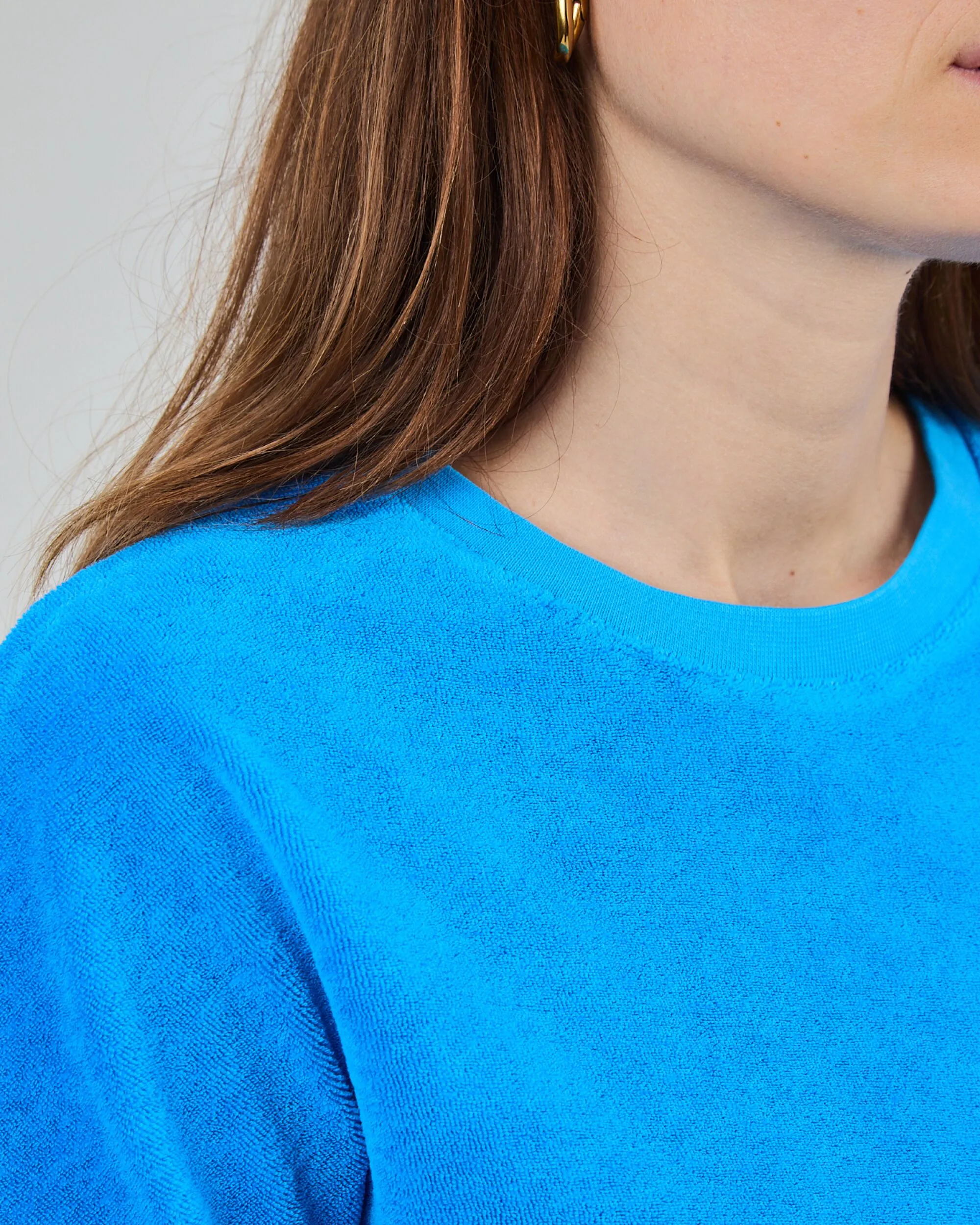 Terry oversize Tee Blue sold by Brava Fabrics product image thumbnail 4