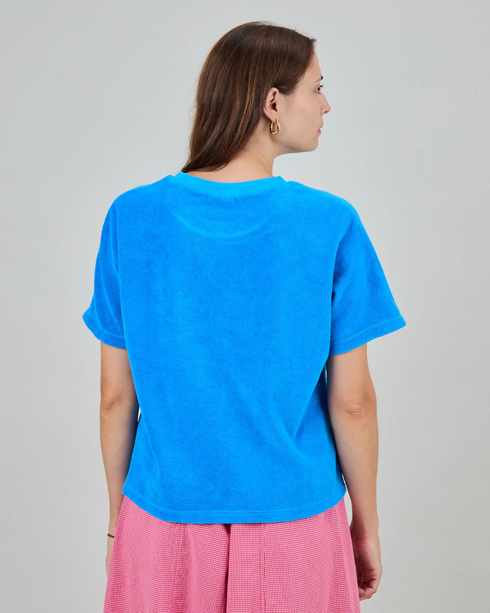 Terry oversize Tee Blue sold by Brava Fabrics product image thumbnail 5